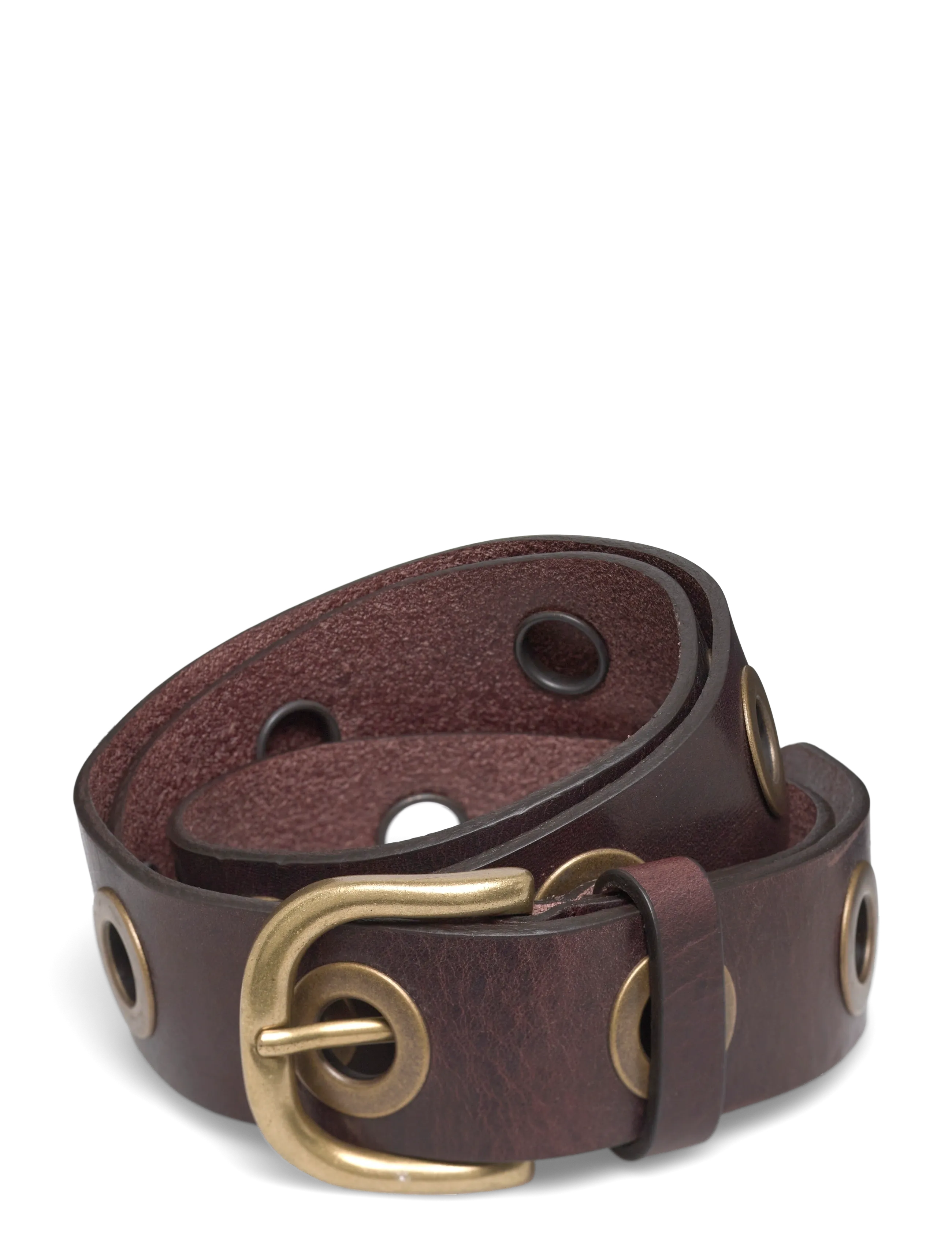 DEPECHE Jeans belt - Tilbehør - 161 DARK BROWN / brown