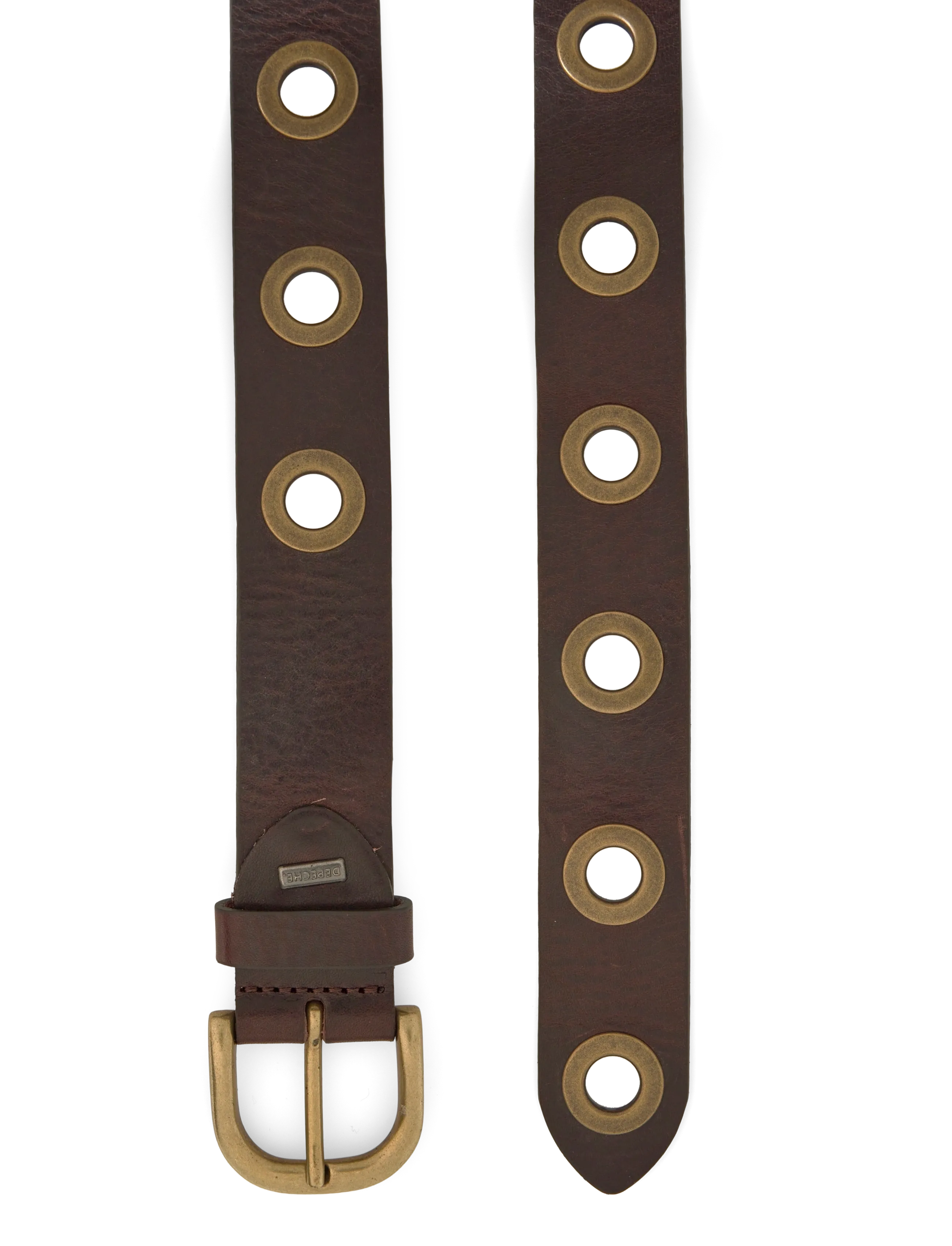 DEPECHE - Jeans belt - 161 dark brown - 1