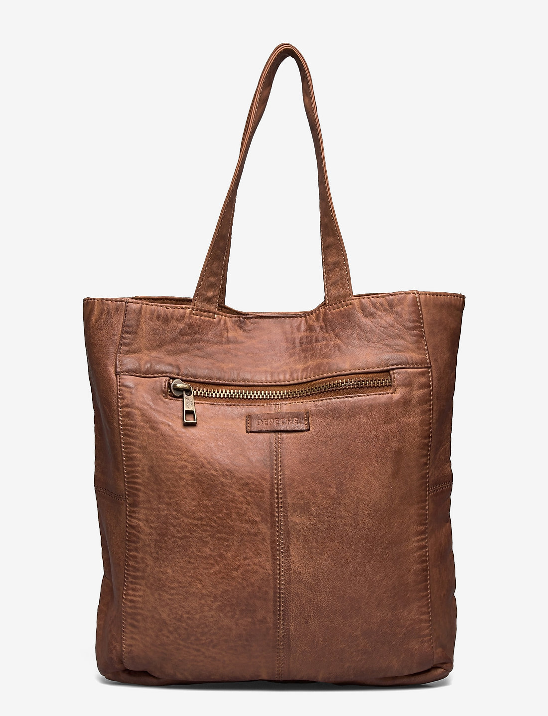 DEPECHE - 13728 - shoppers - chestnut - 1