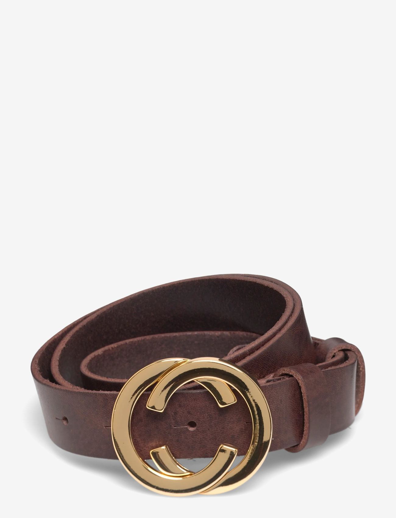 DEPECHE - Jeans belt - casual bælter - 161 dark brown - 0