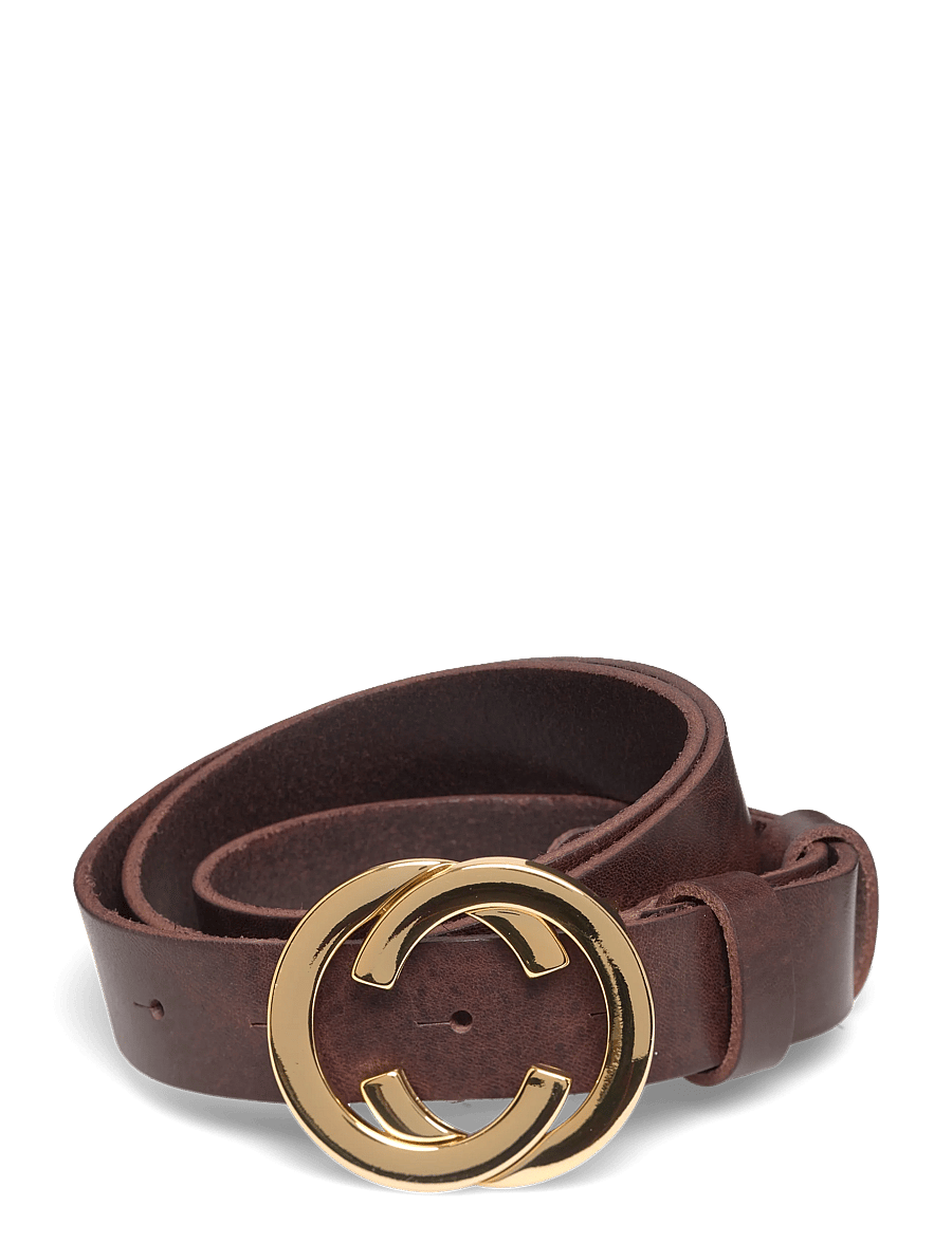 DEPECHE - Jeans belt - ledergürtel - 161 dark brown - 0
