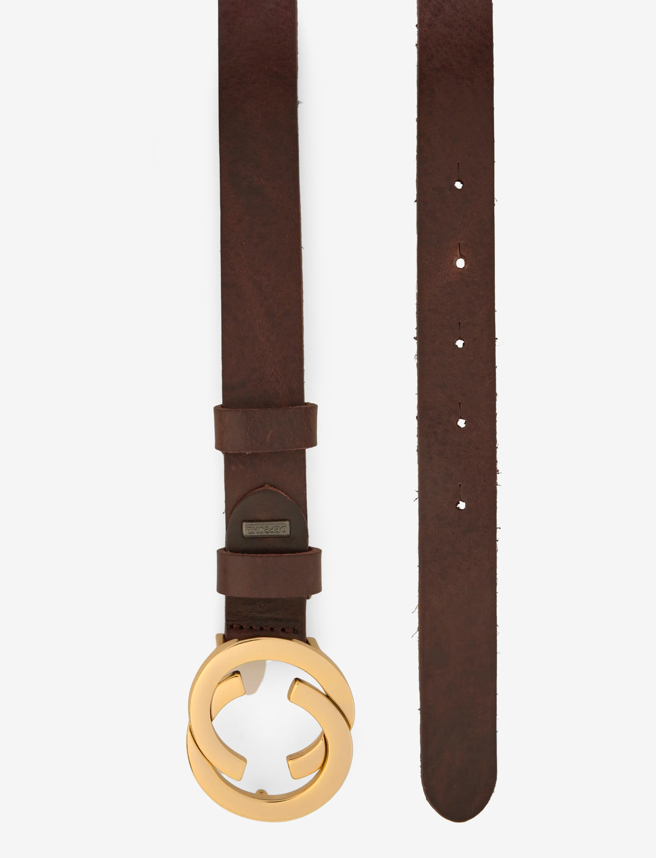 DEPECHE - Jeans belt - casual bælter - 161 dark brown - 1