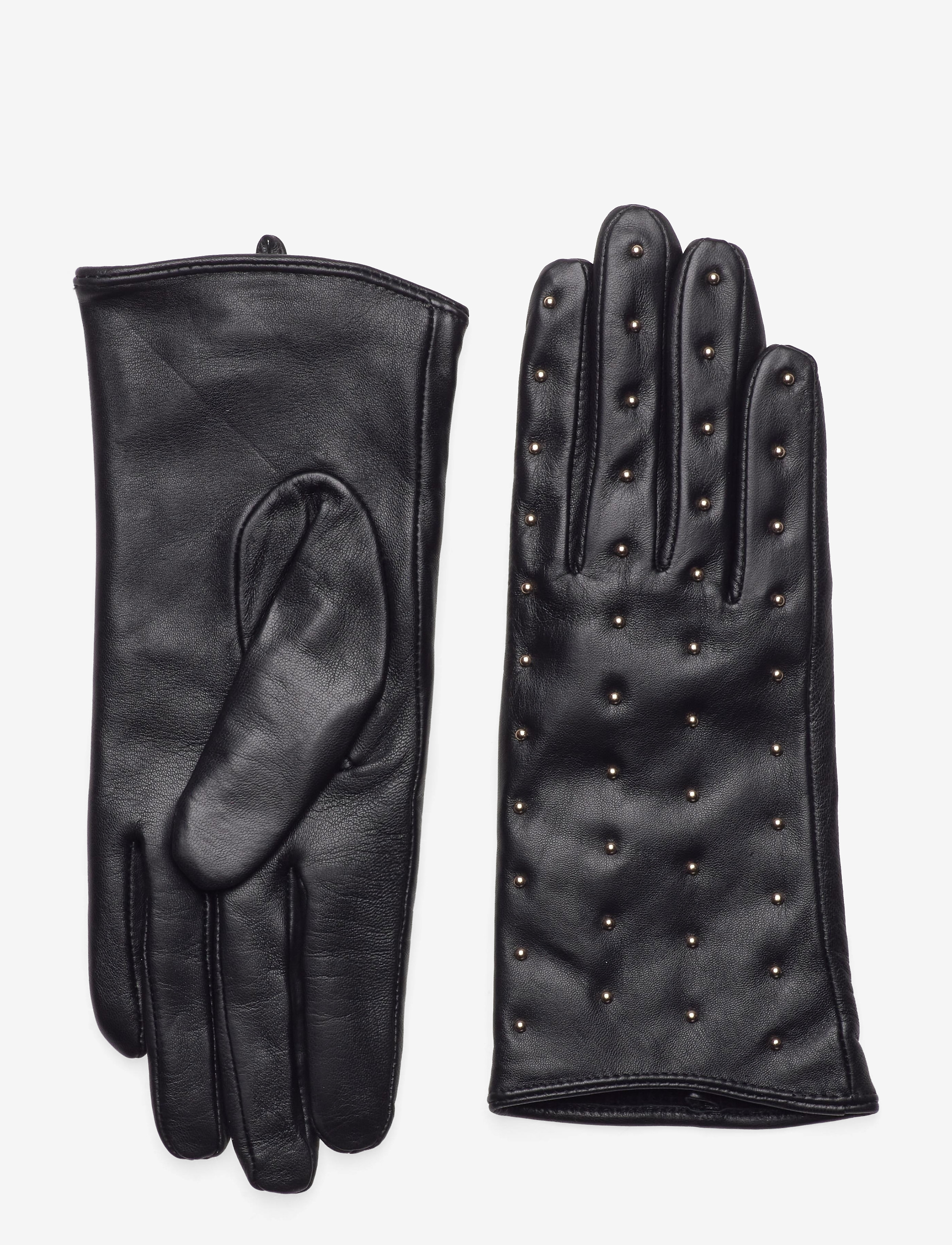 Gloves with studs - 097 GOLD (PLATINO)
