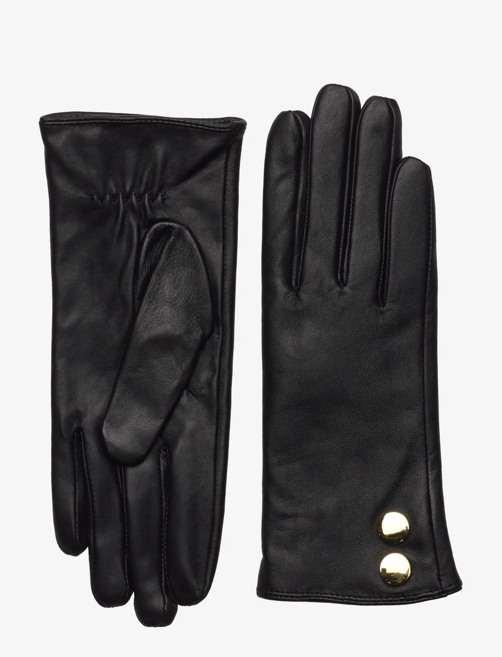 DEPECHE - Gloves with buttons - fingervantar - gold - 0