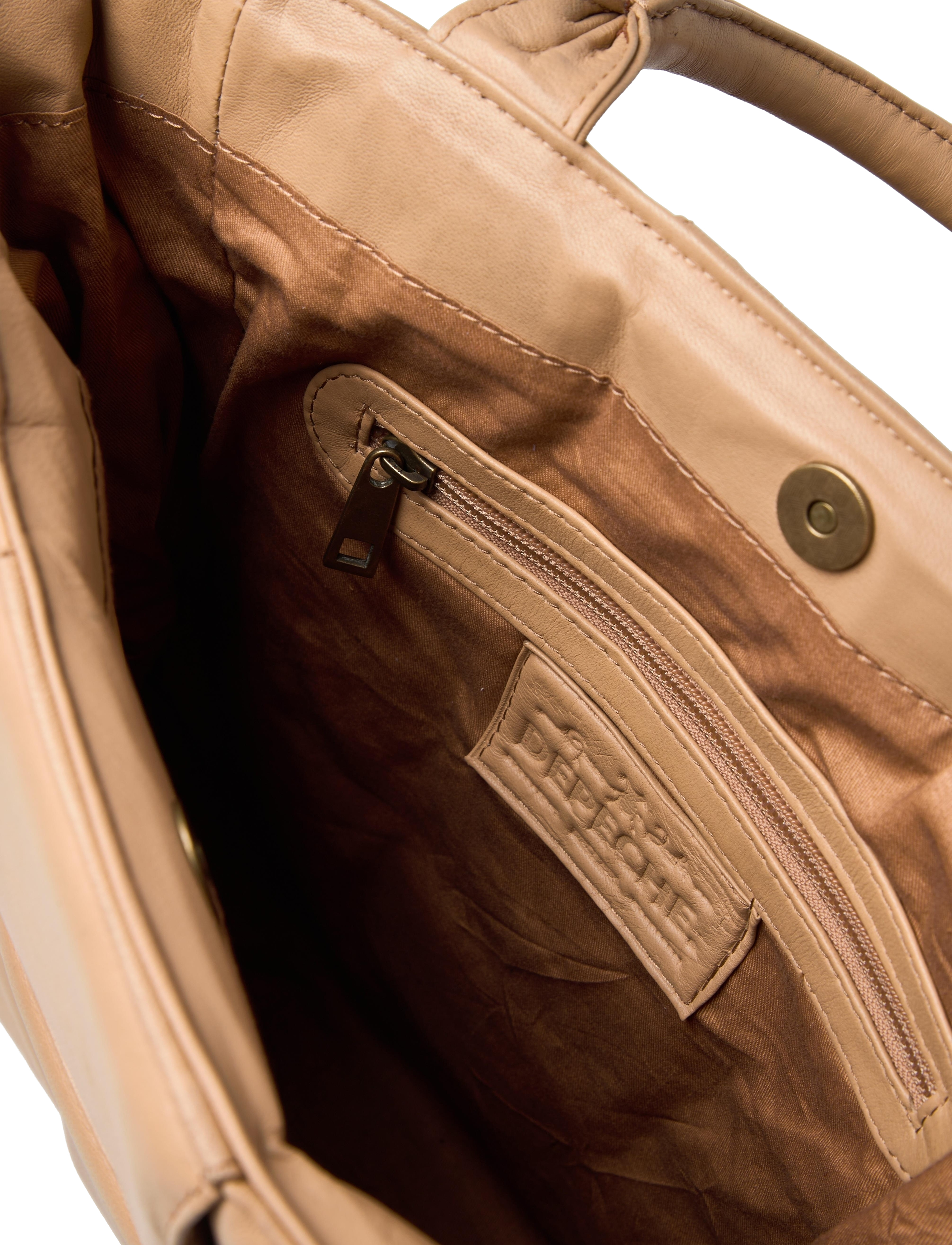 DEPECHE - Shopper - camel - 3