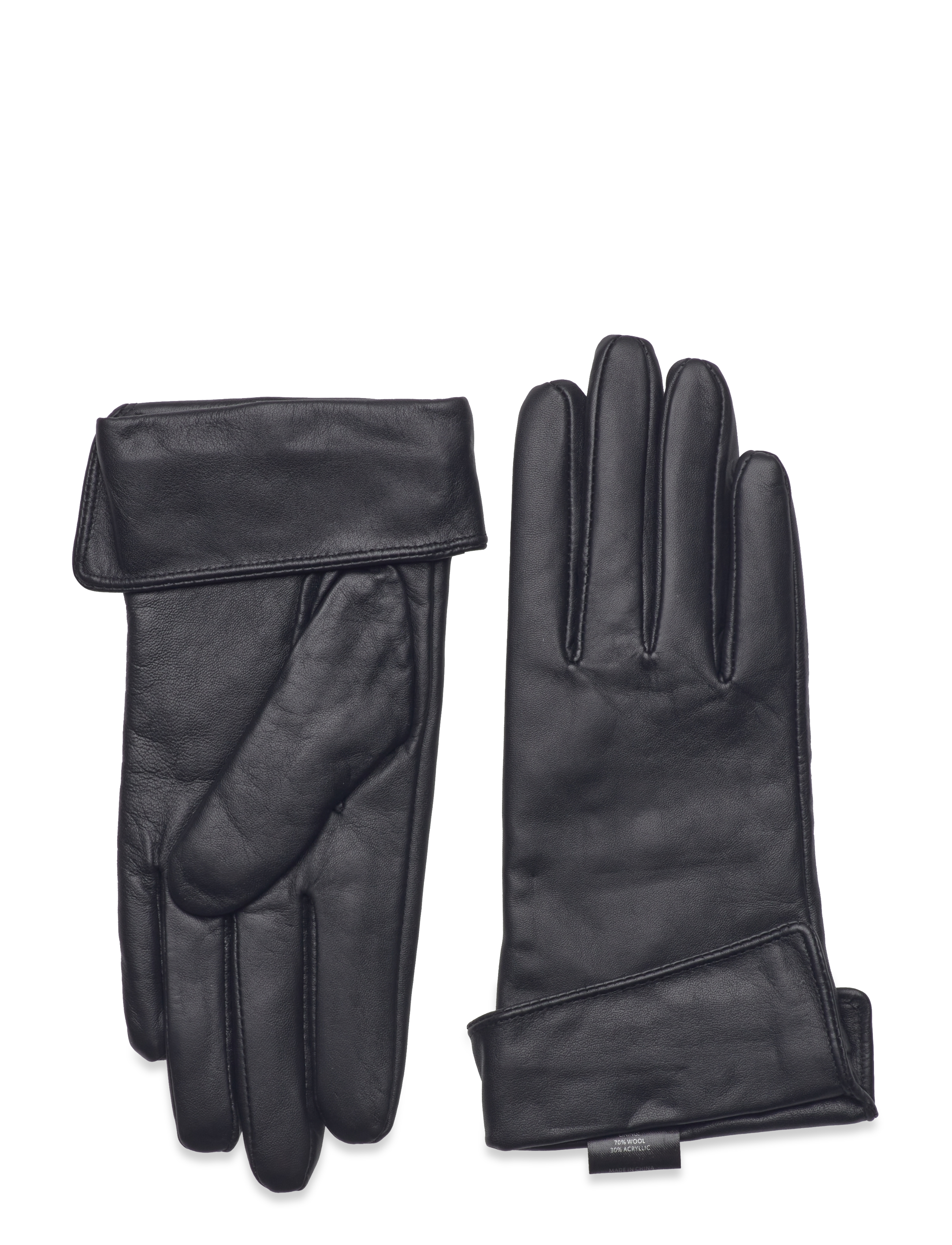 DEPECHE Gloves, 7, Schwarz - Finger Frauen