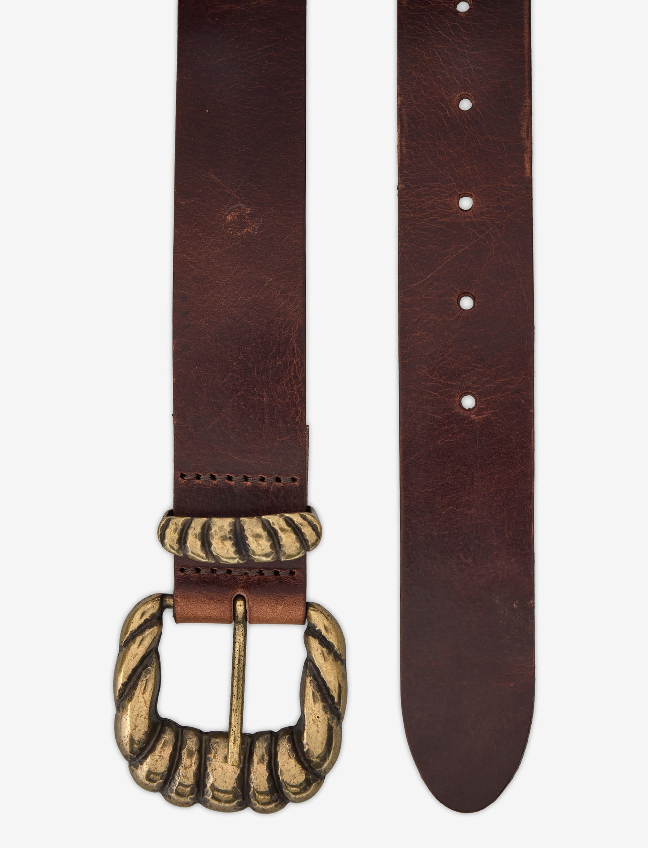 DEPECHE - Jeans belt - 161 dark brown - 1