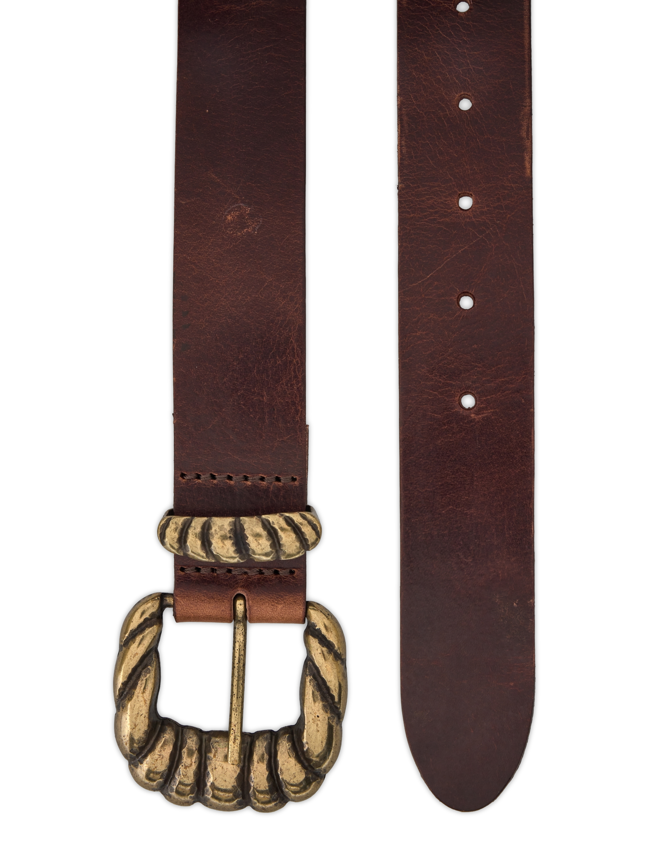 DEPECHE - Jeans belt - 161 dark brown - 1