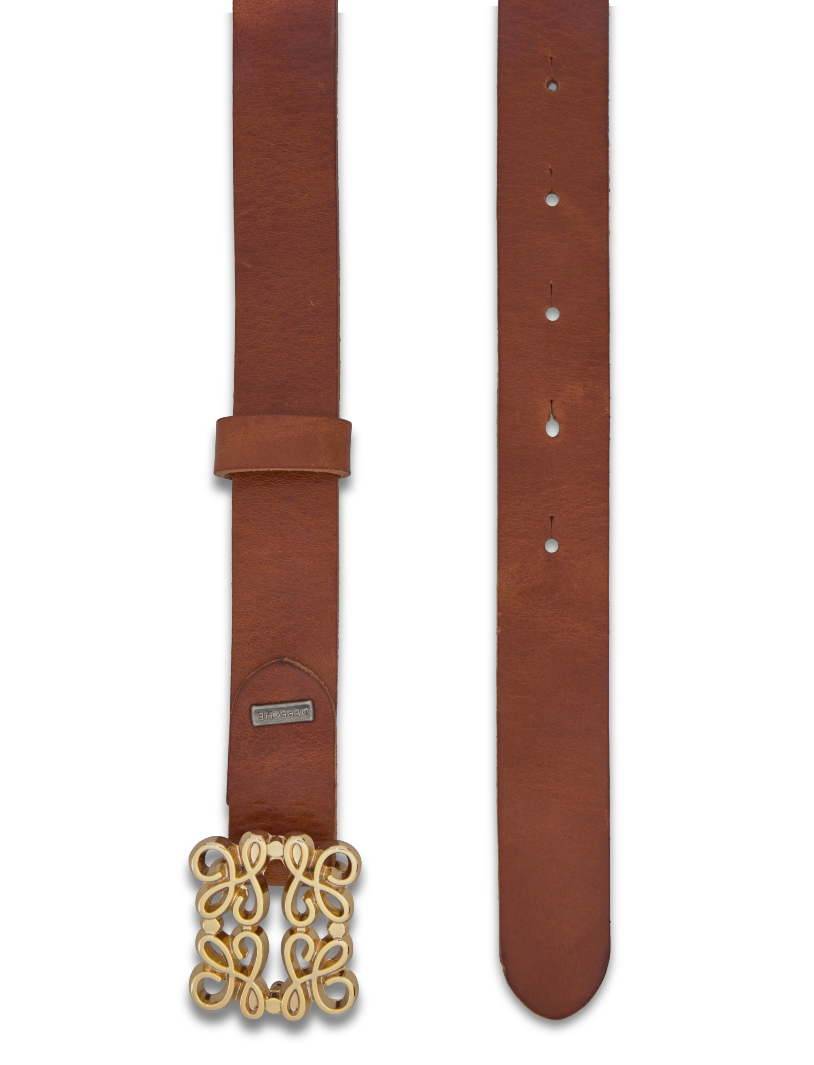 DEPECHE - Belt - 014 cognac - 1