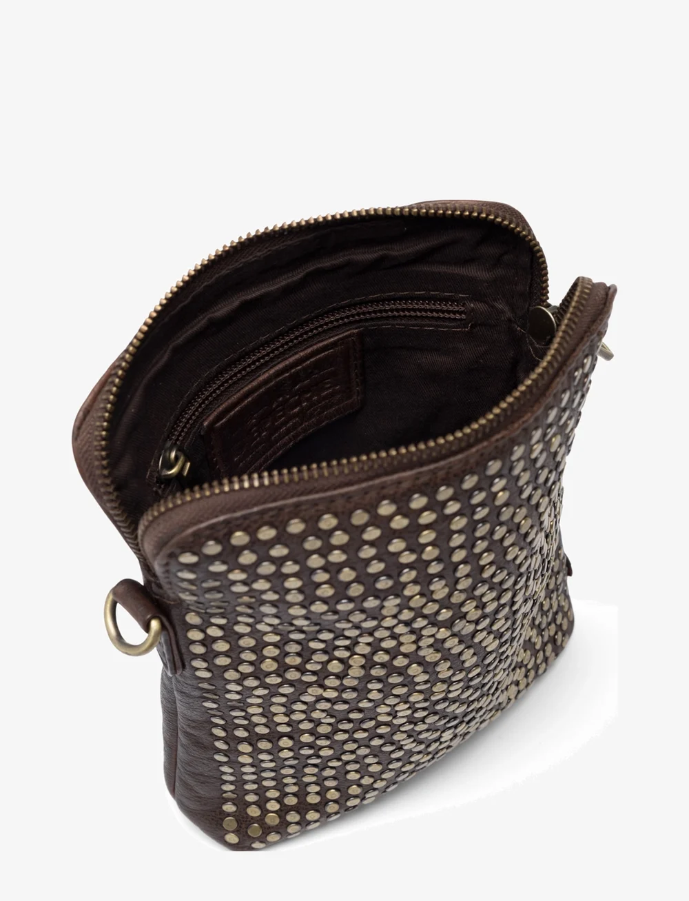 DEPECHE - Mobile bag - crossbody bags - 068 winter brown - 1