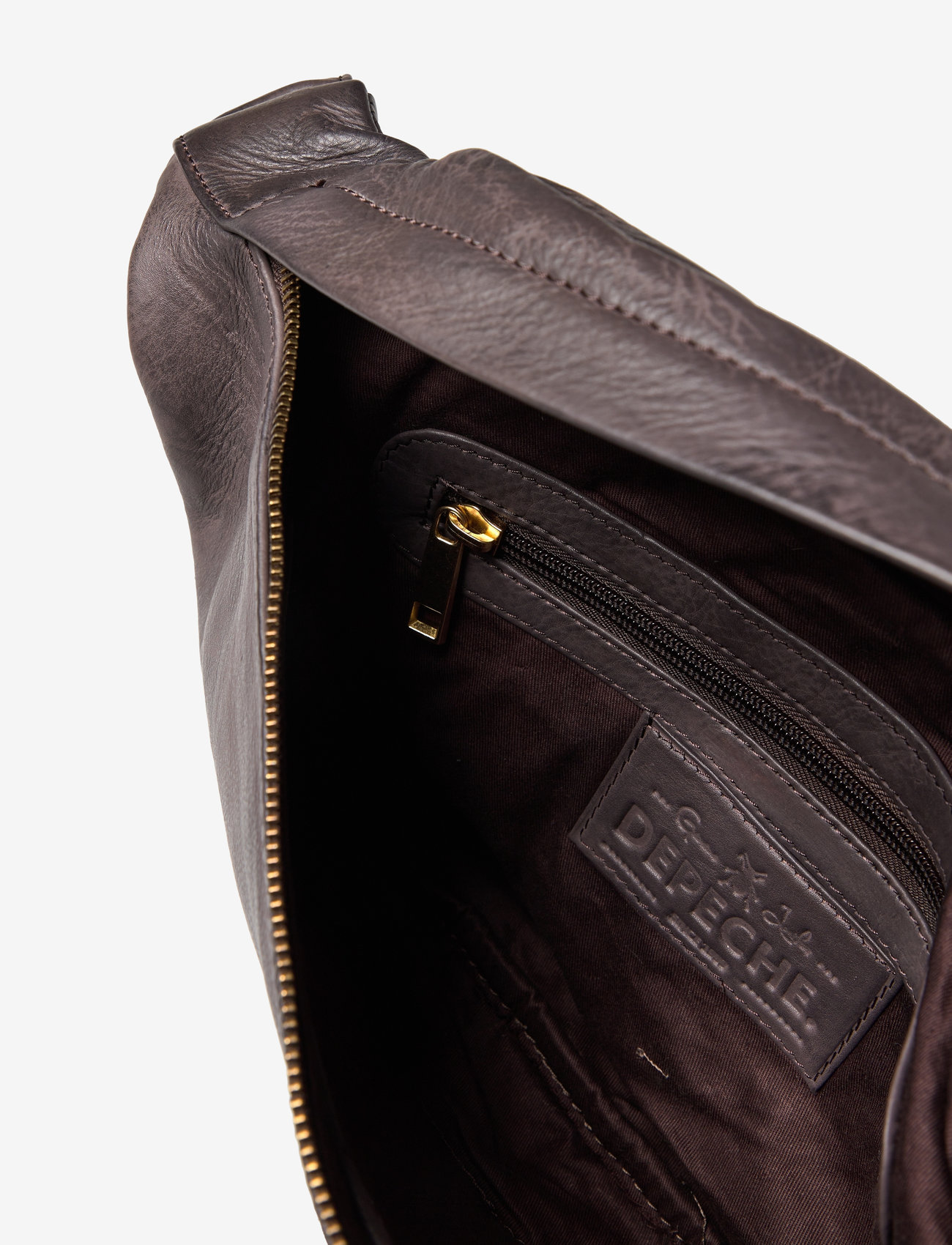 DEPECHE - Bumbag - 161 dark brown - 3