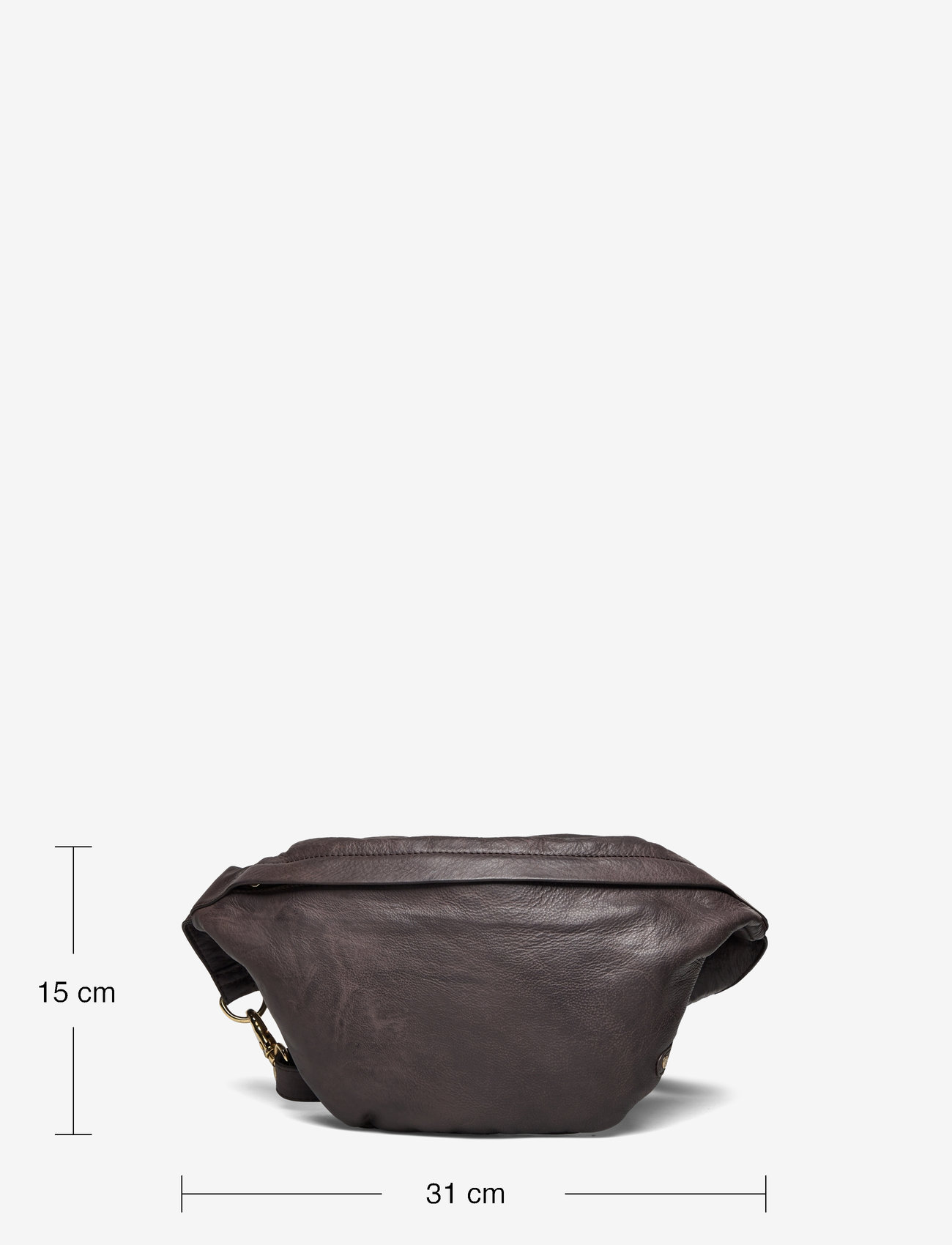 DEPECHE - Bumbag - 161 dark brown - 4