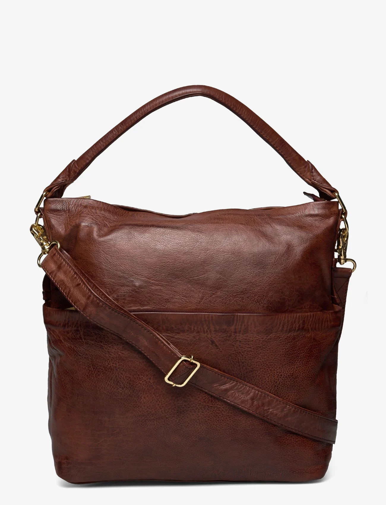 DEPECHE - Medium bag - party wear at outlet prices - 133 brandy - 0