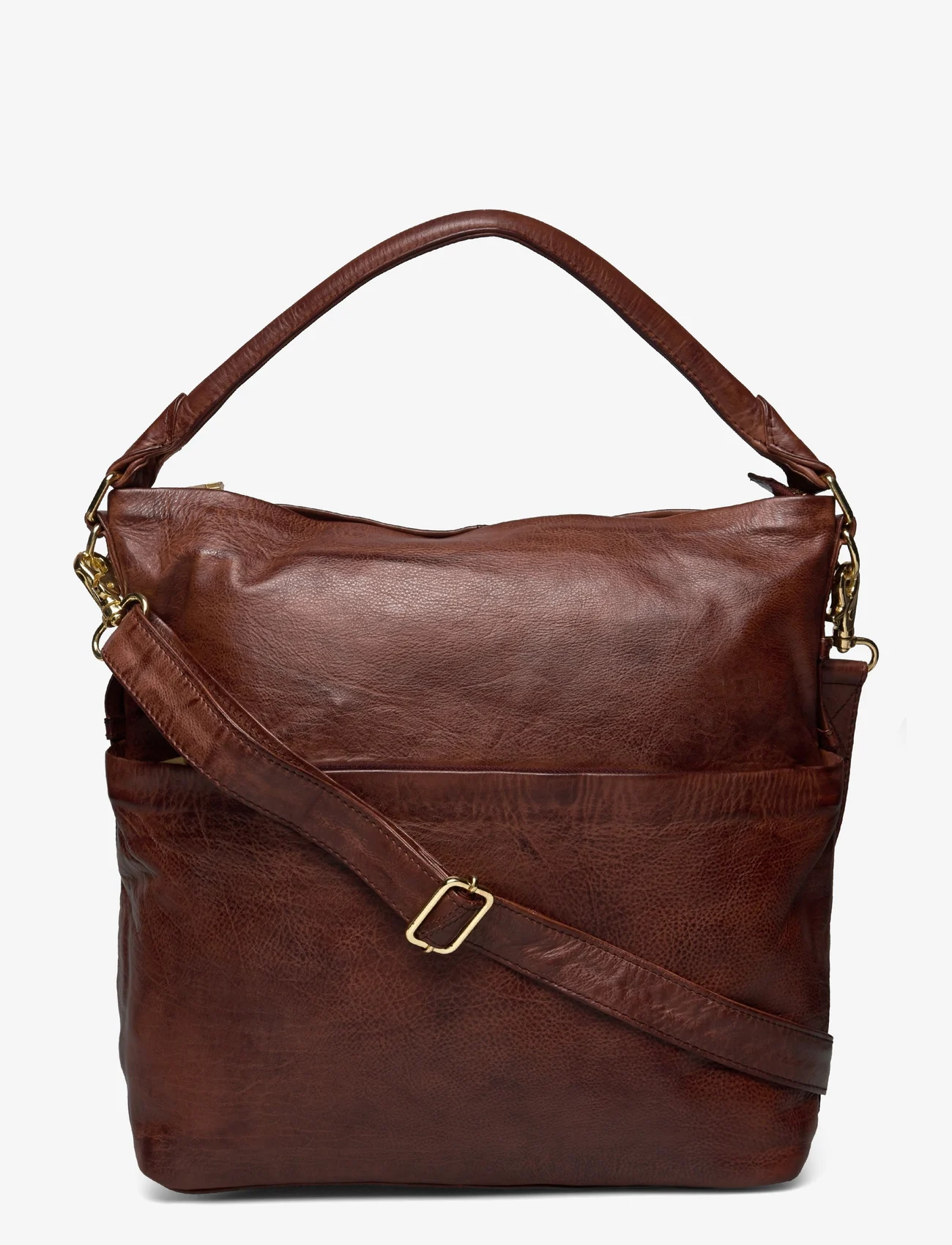 DEPECHE - Medium bag - festmode zu outlet-preisen - 133 brandy - 0