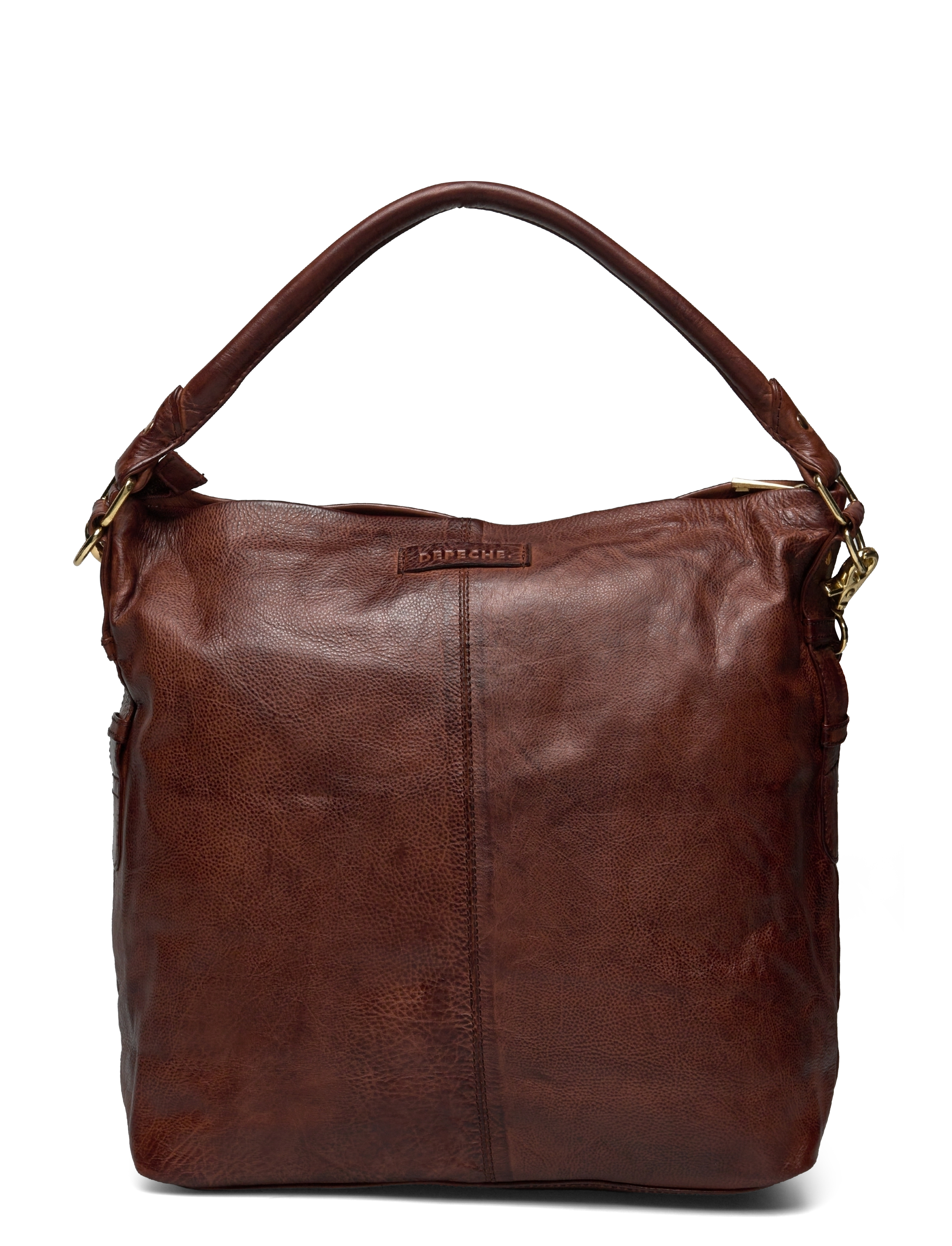 DEPECHE - Medium bag - festmode zu outlet-preisen - 133 brandy - 1