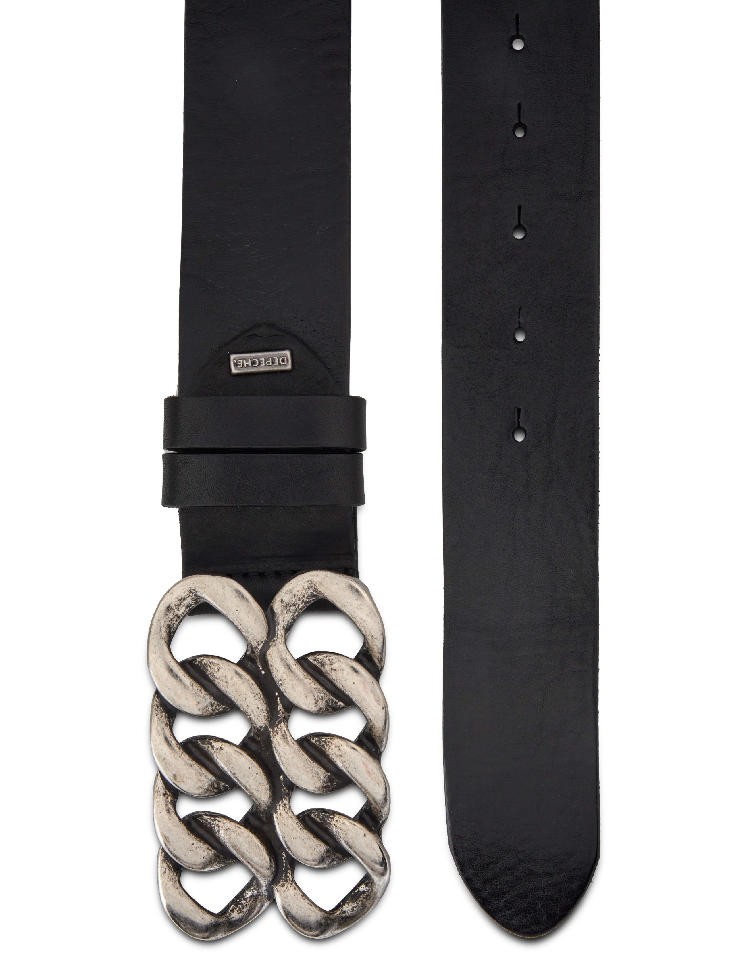DEPECHE - Jeans belt - 099 black (nero) - 1