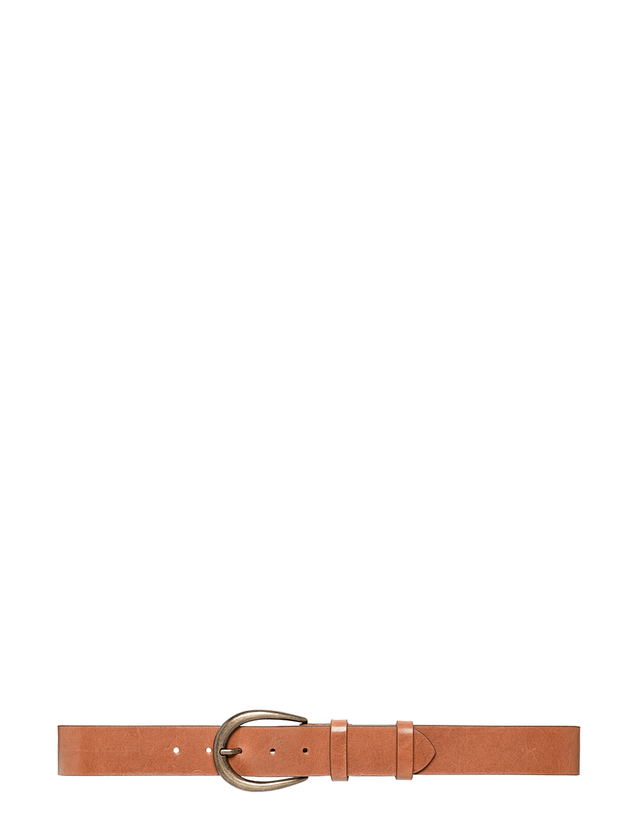 DEPECHE - Jeans belt - ledergürtel - 014 cognac - 0