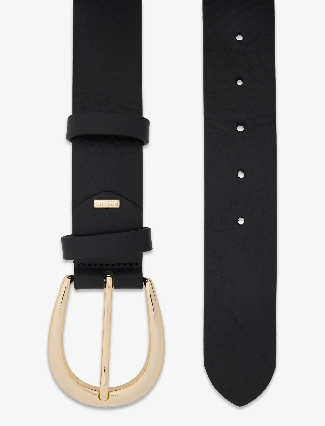 DEPECHE - Jeans belt - belter - 099 black (nero) - 1