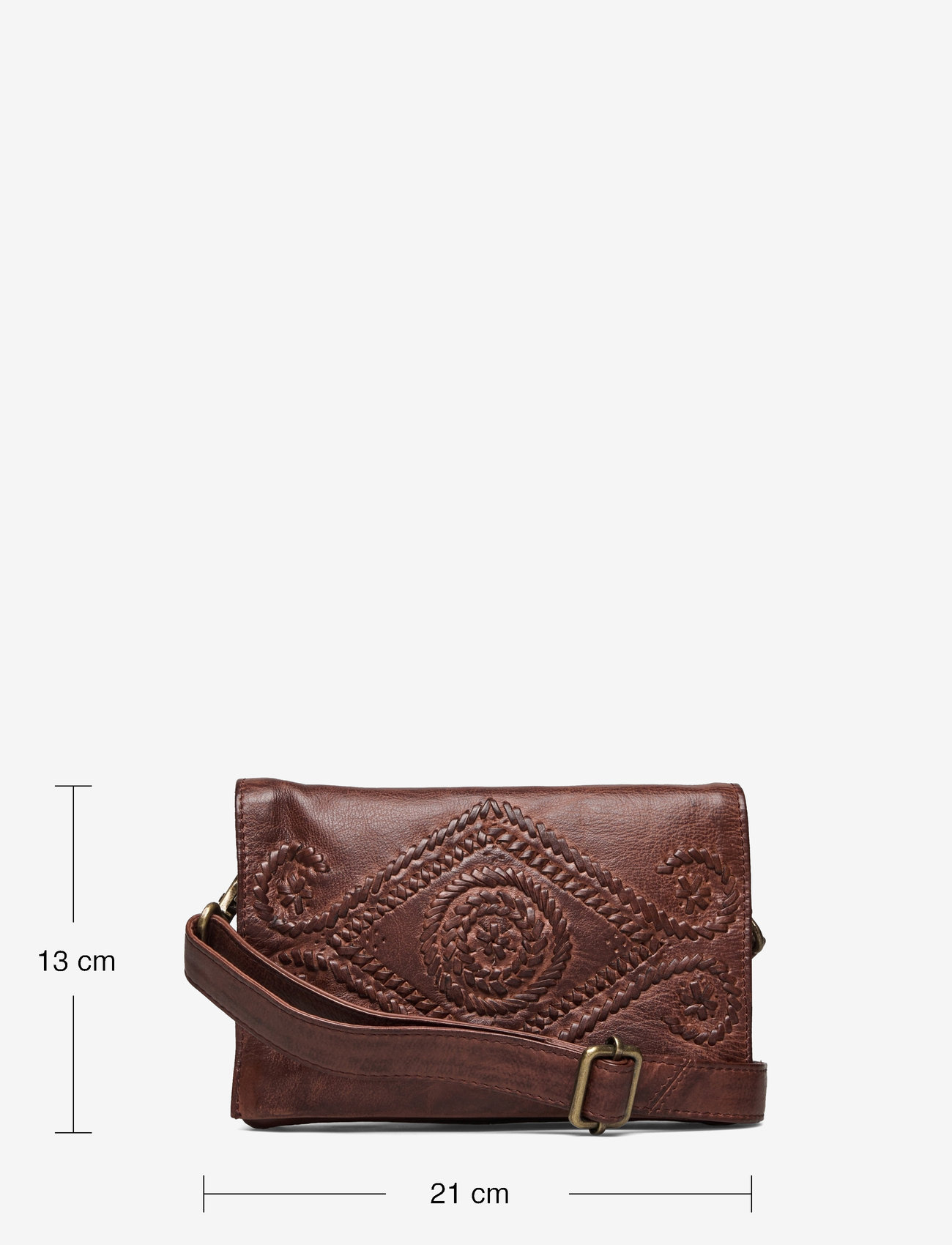 DEPECHE - Small bag/Clutch - 133 brandy - 4