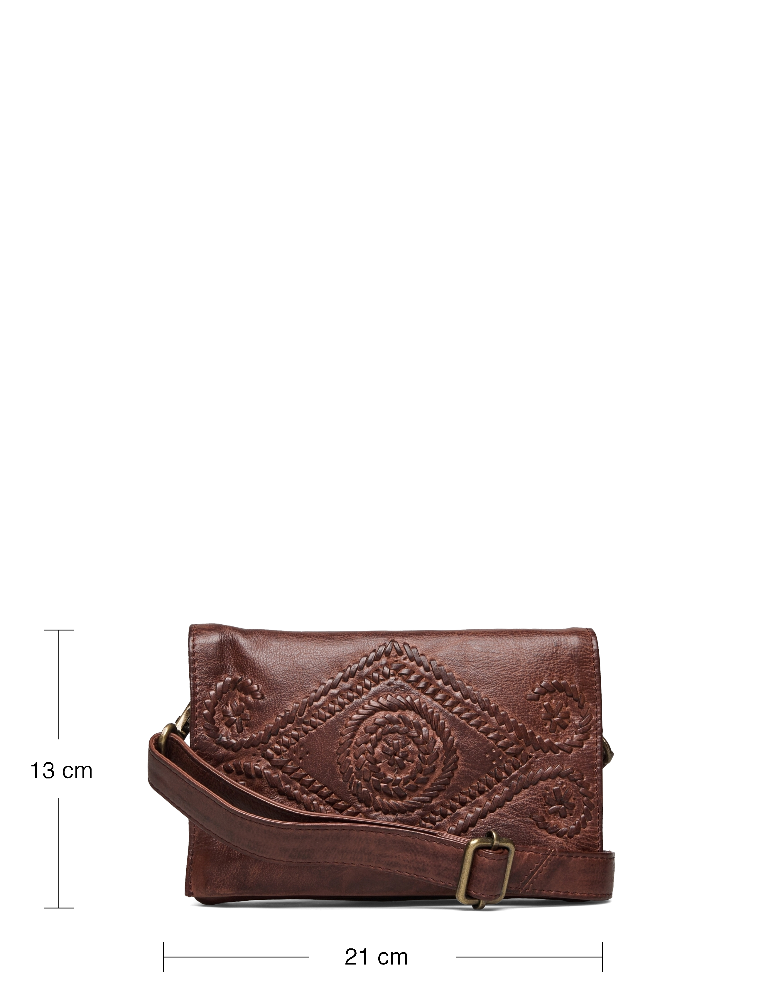 DEPECHE - Small bag/Clutch - 133 brandy - 4