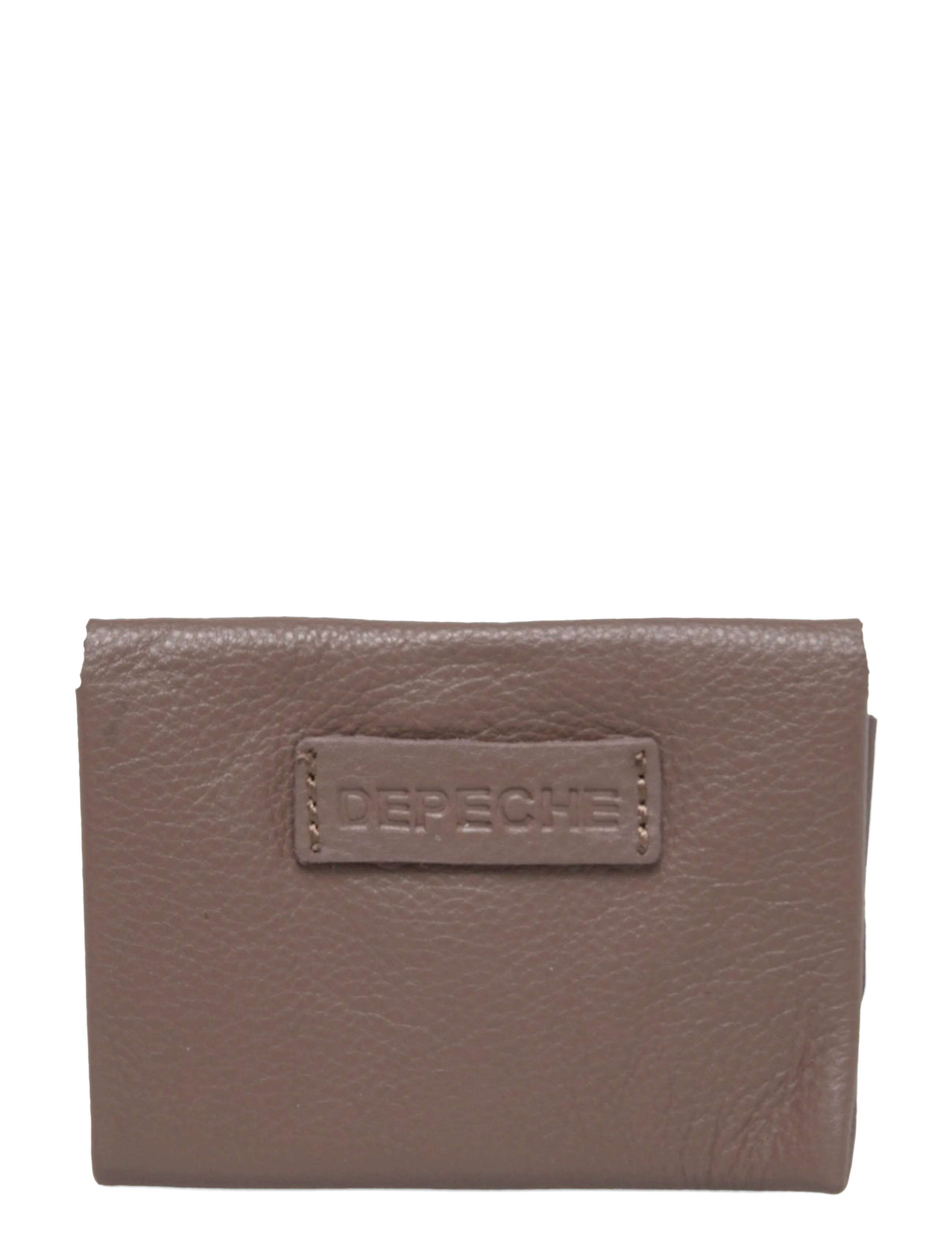 DEPECHE - Purse / Credit card holder - portemonnaies - 250 dark taupe - 1