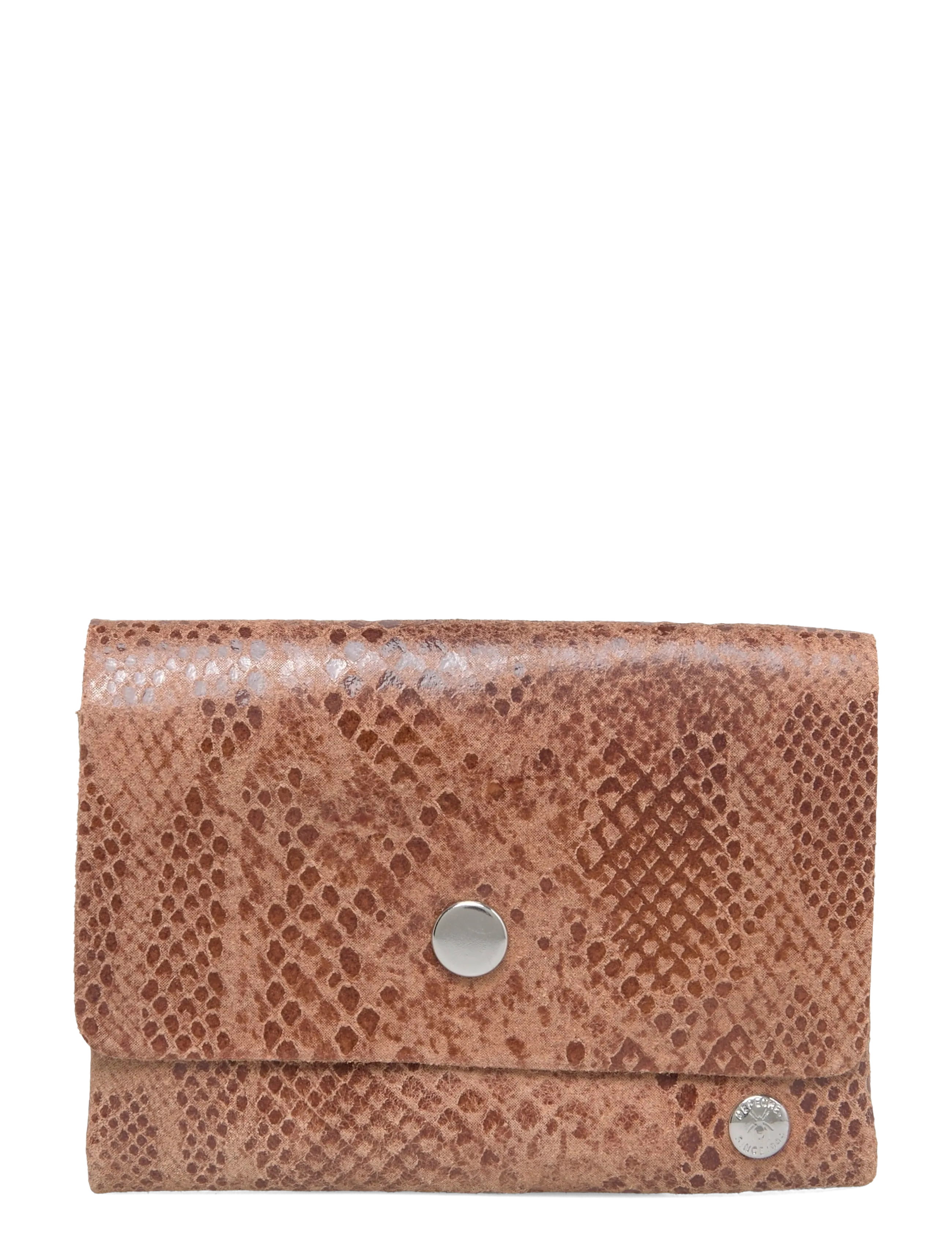 DEPECHE Purse / Credit card holder - DEPECHE - 289 CAMEL SNAKE / brown