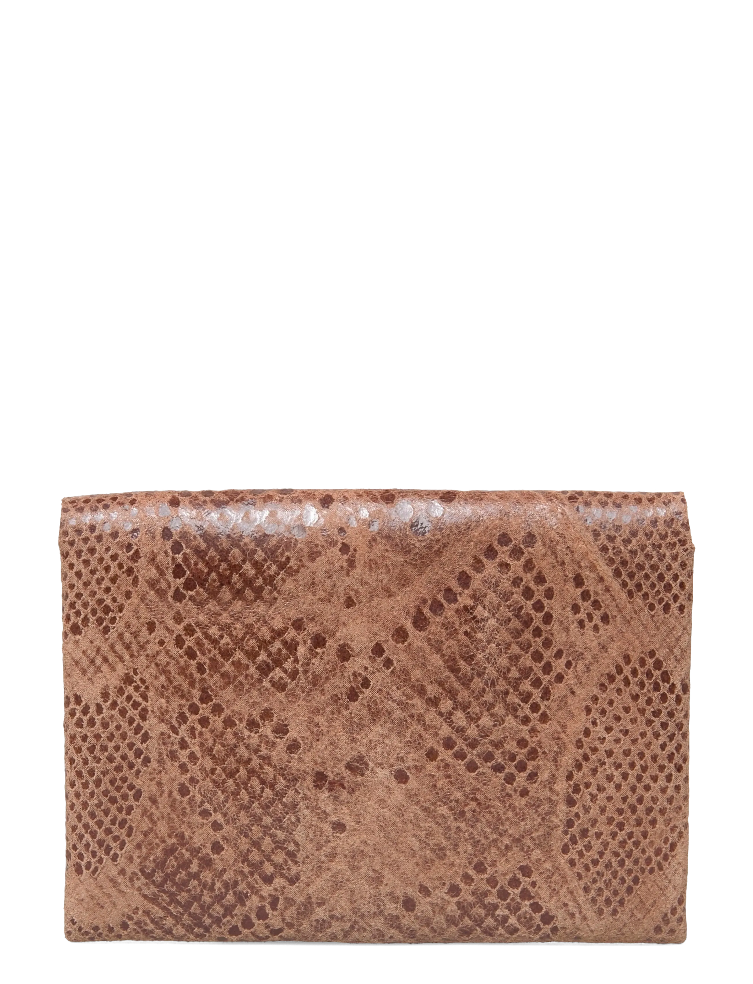 DEPECHE - Purse / Credit card holder - plånböcker - 289 camel snake - 1