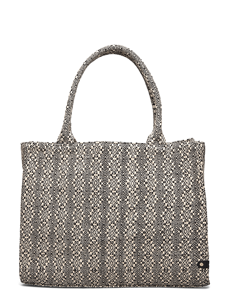 DEPECHE - Shopper - tote bags - 232 black printed - 0