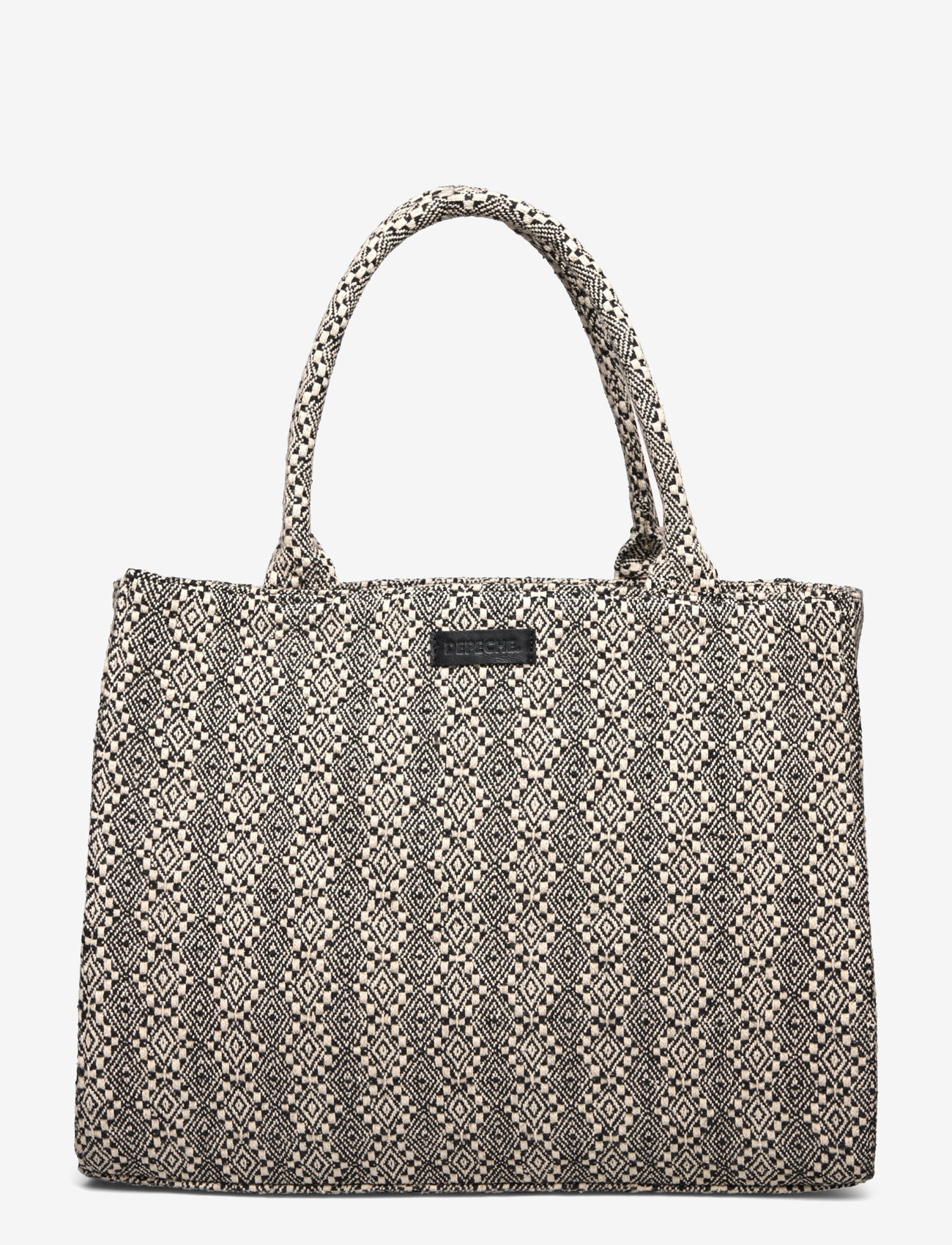 DEPECHE - Shopper - tote bags - 232 black printed - 1