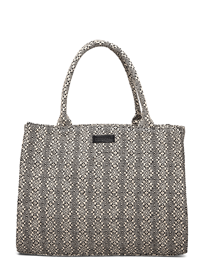 DEPECHE - Shopper - tote bags - 232 black printed - 1