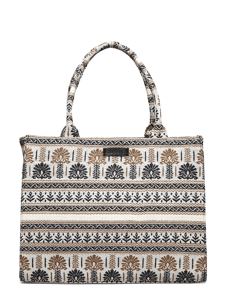 DEPECHE - Shopper - tote bags - 275 sand printed - 1