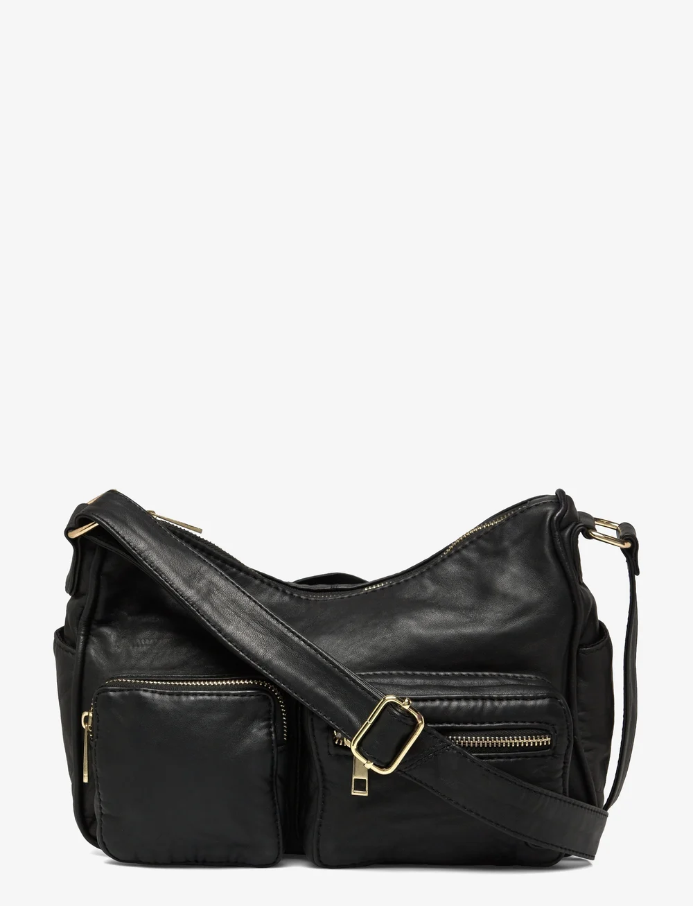 DEPECHE - Shoulderbag / Hangbag - crossbody bags - 190 black / gold - 0