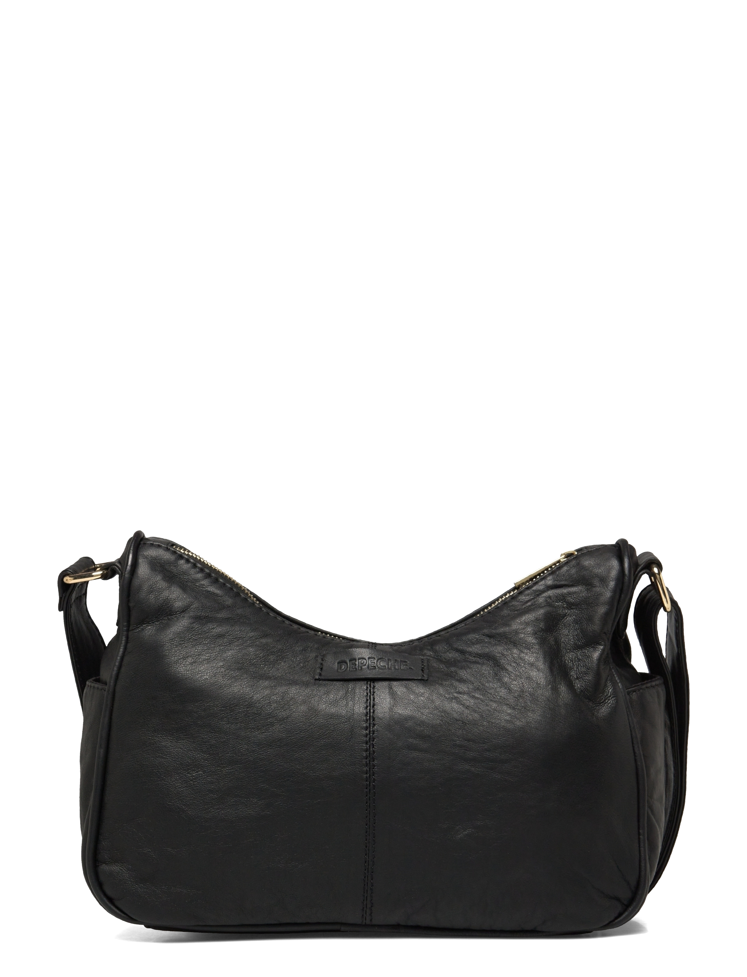 DEPECHE - Shoulderbag / Hangbag - 190 black / gold - 1