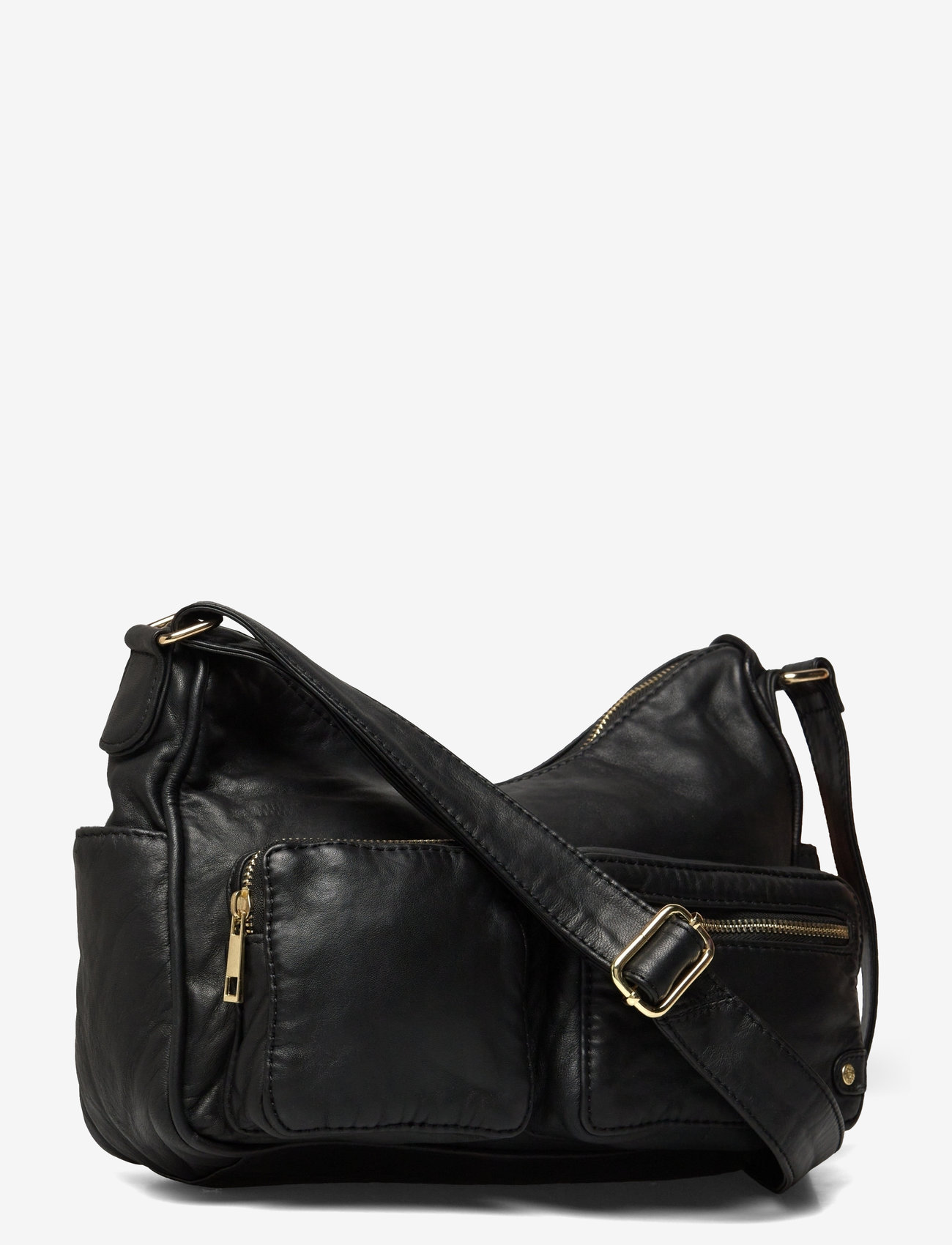 DEPECHE - Shoulderbag / Hangbag - 190 black / gold - 2