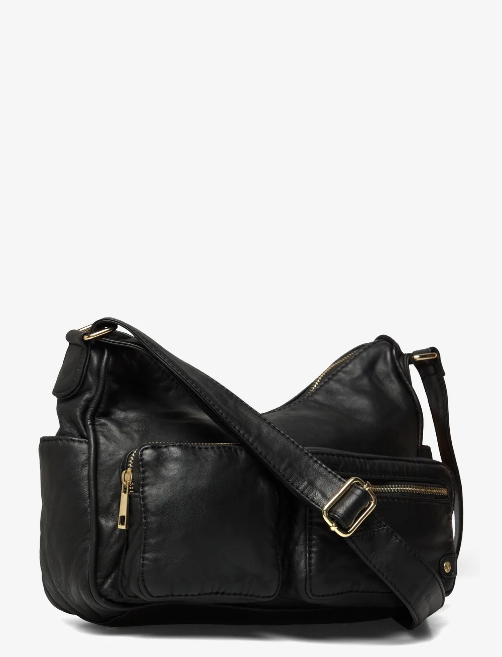 DEPECHE - Shoulderbag / Hangbag - crossbody bags - 190 black / gold - 2