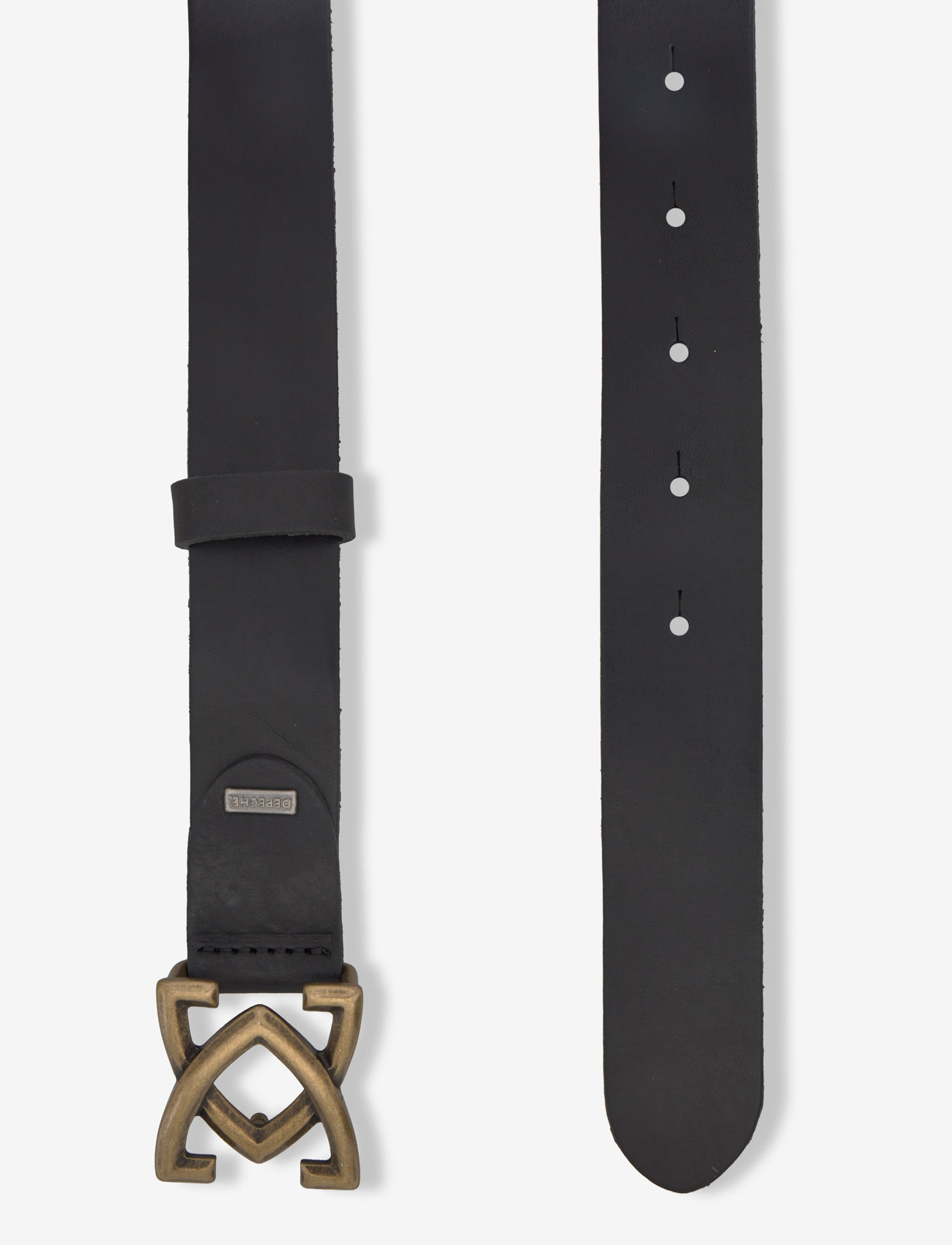 DEPECHE - Jeans Belt - 099 black (nero) - 1