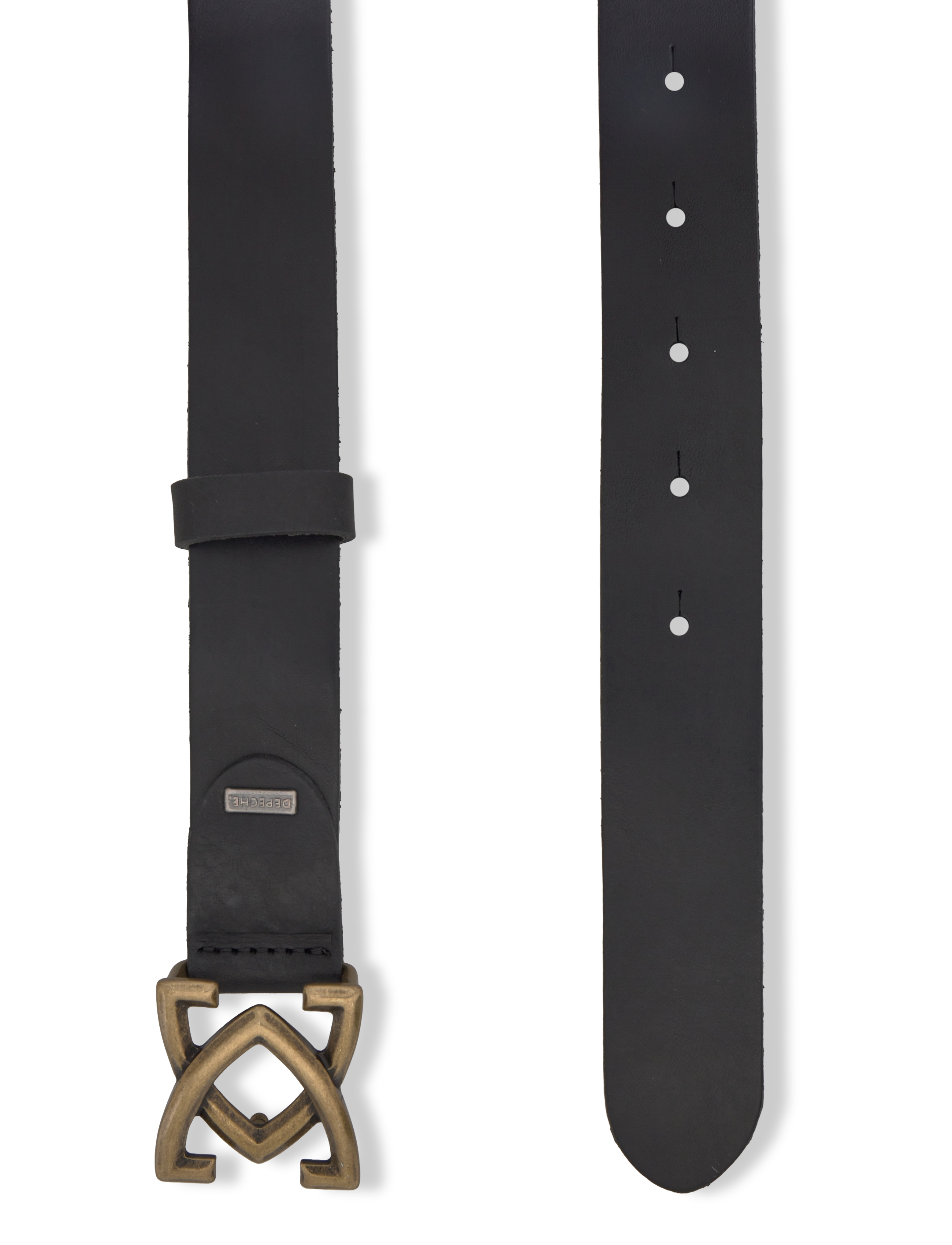 DEPECHE - Jeans Belt - 099 black (nero) - 1