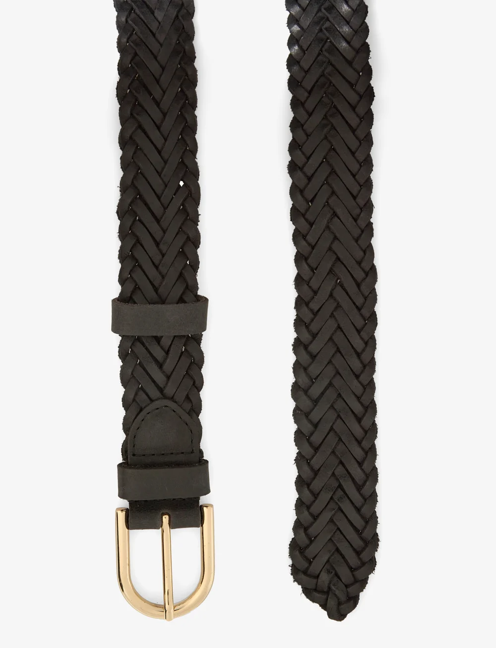 DEPECHE - Jeans Belt - flätade skärp - 099 black (nero) - 1