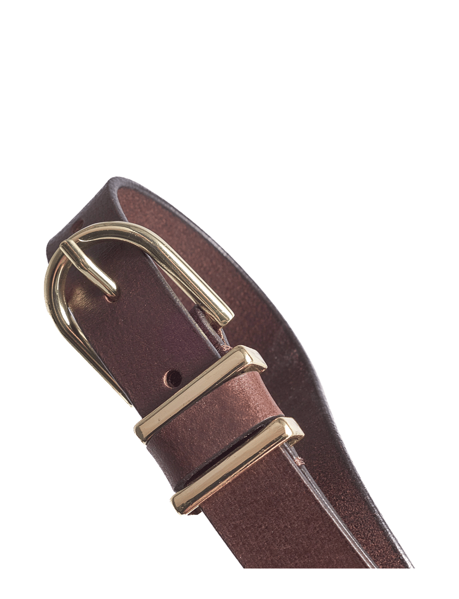 DEPECHE - Jeans Belt - nahkrihmad - 008 chocolate - 3