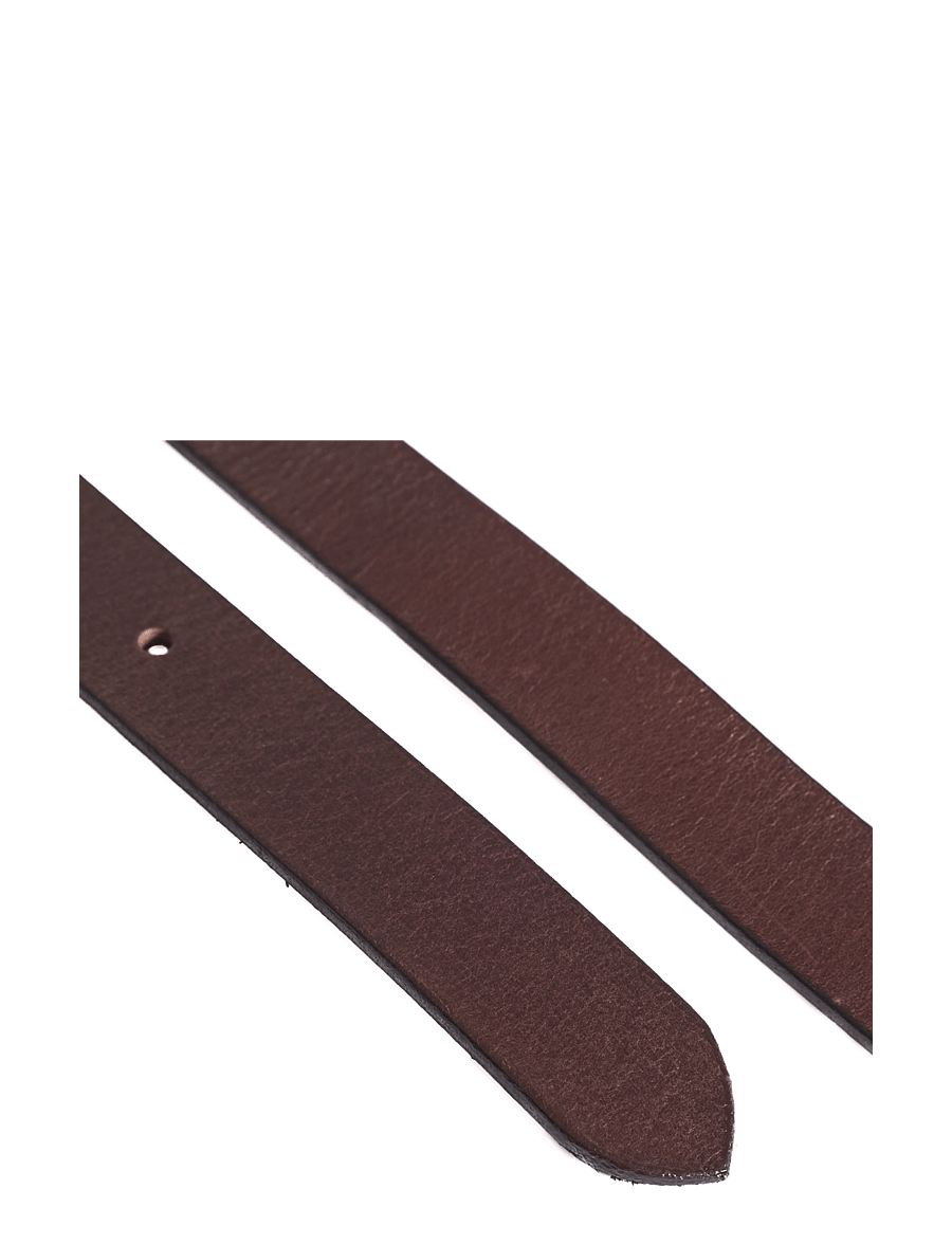 DEPECHE - Jeans Belt - nahkrihmad - 008 chocolate - 5