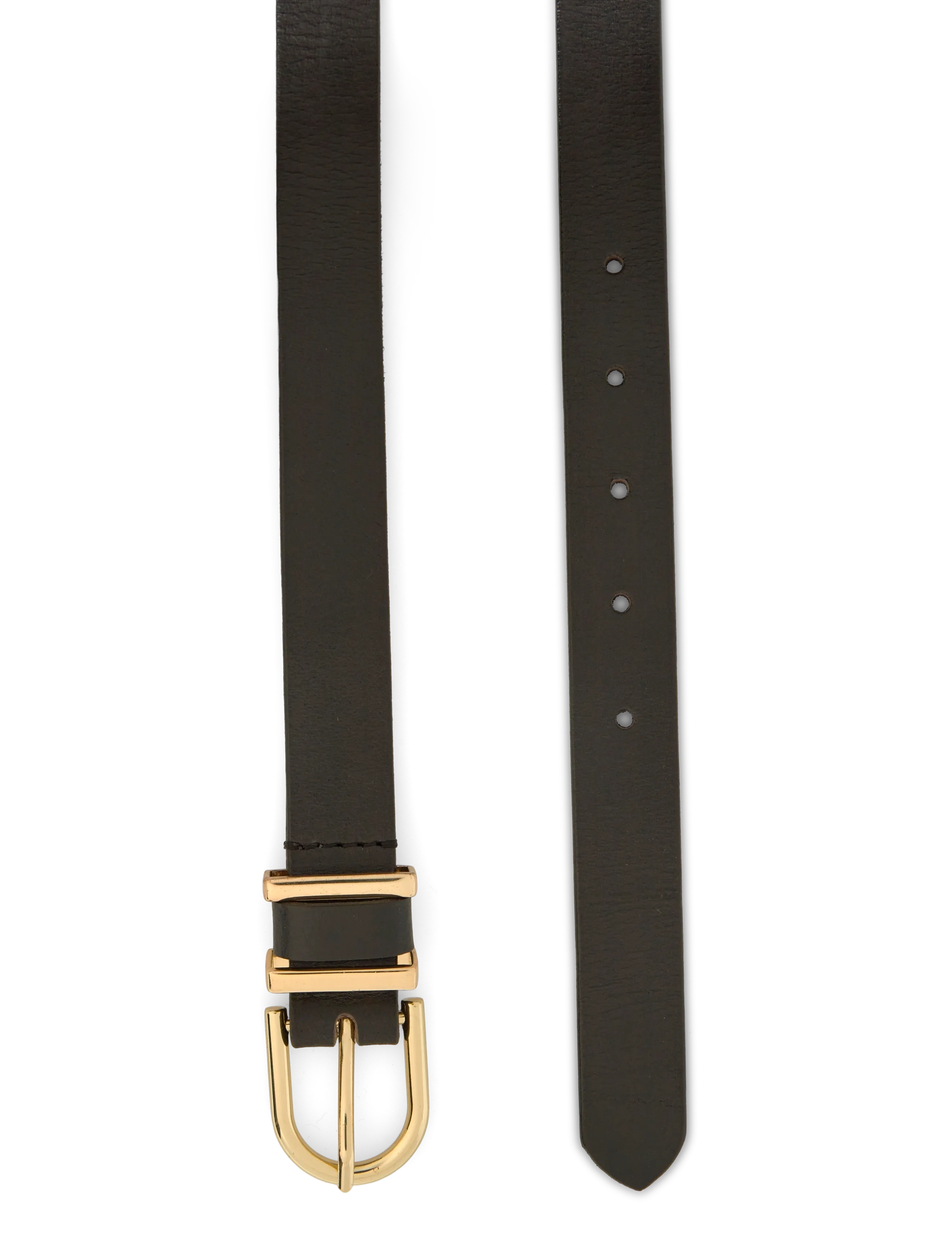 DEPECHE - Jeans Belt - women - 190 black / gold - 1