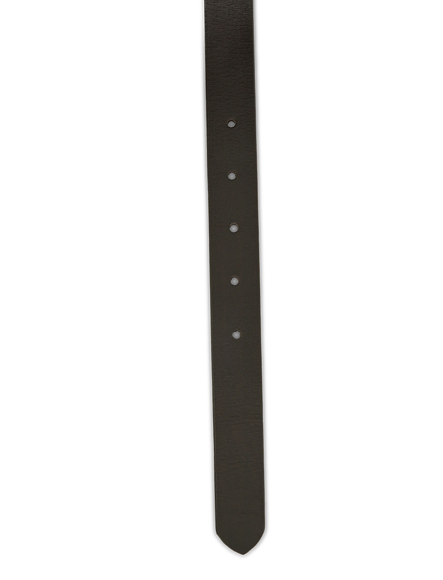 DEPECHE - Jeans Belt - ledergürtel - 190 black / gold - 2