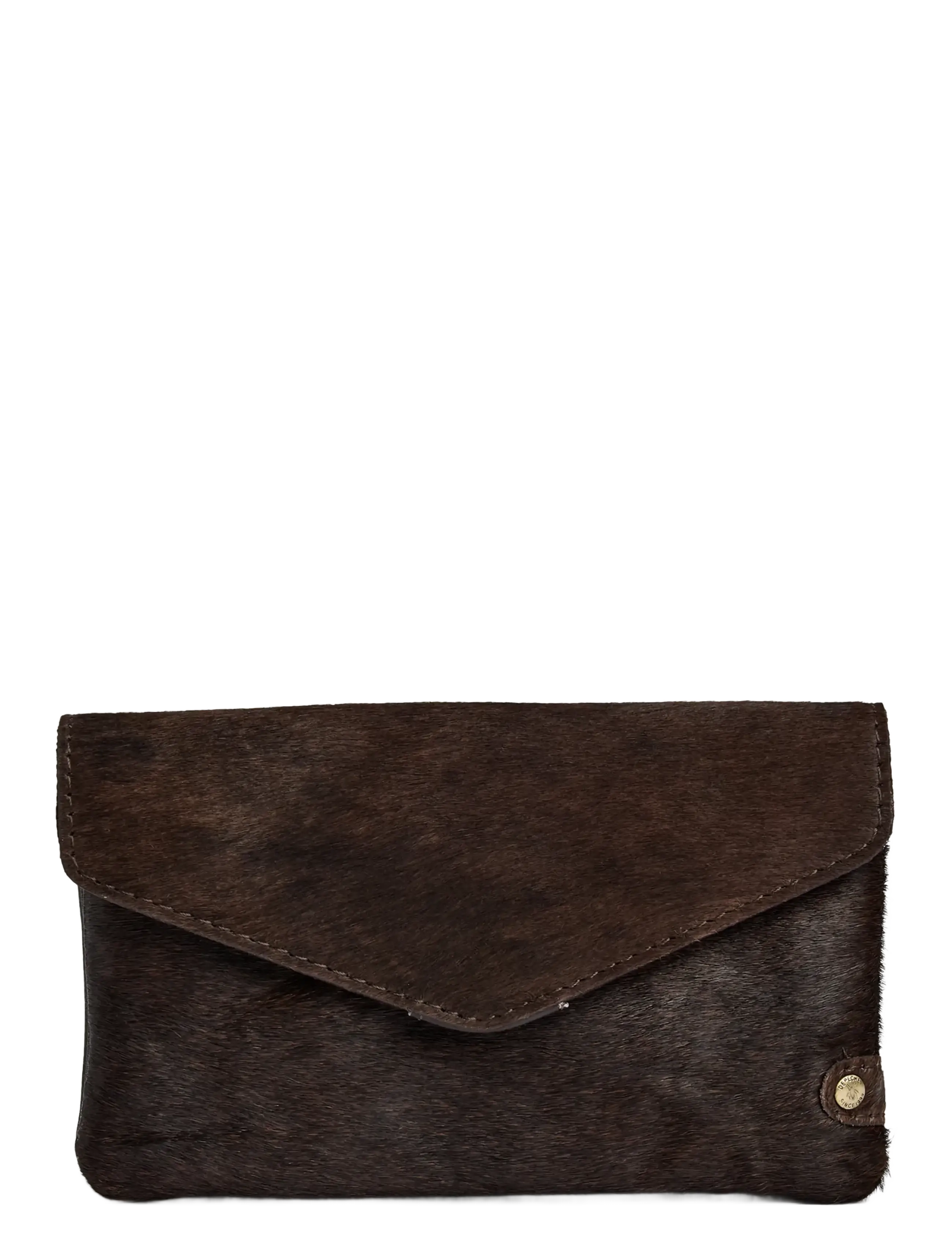 DEPECHE Purse / Credit card holder - Tasker - 161 DARK BROWN / brown