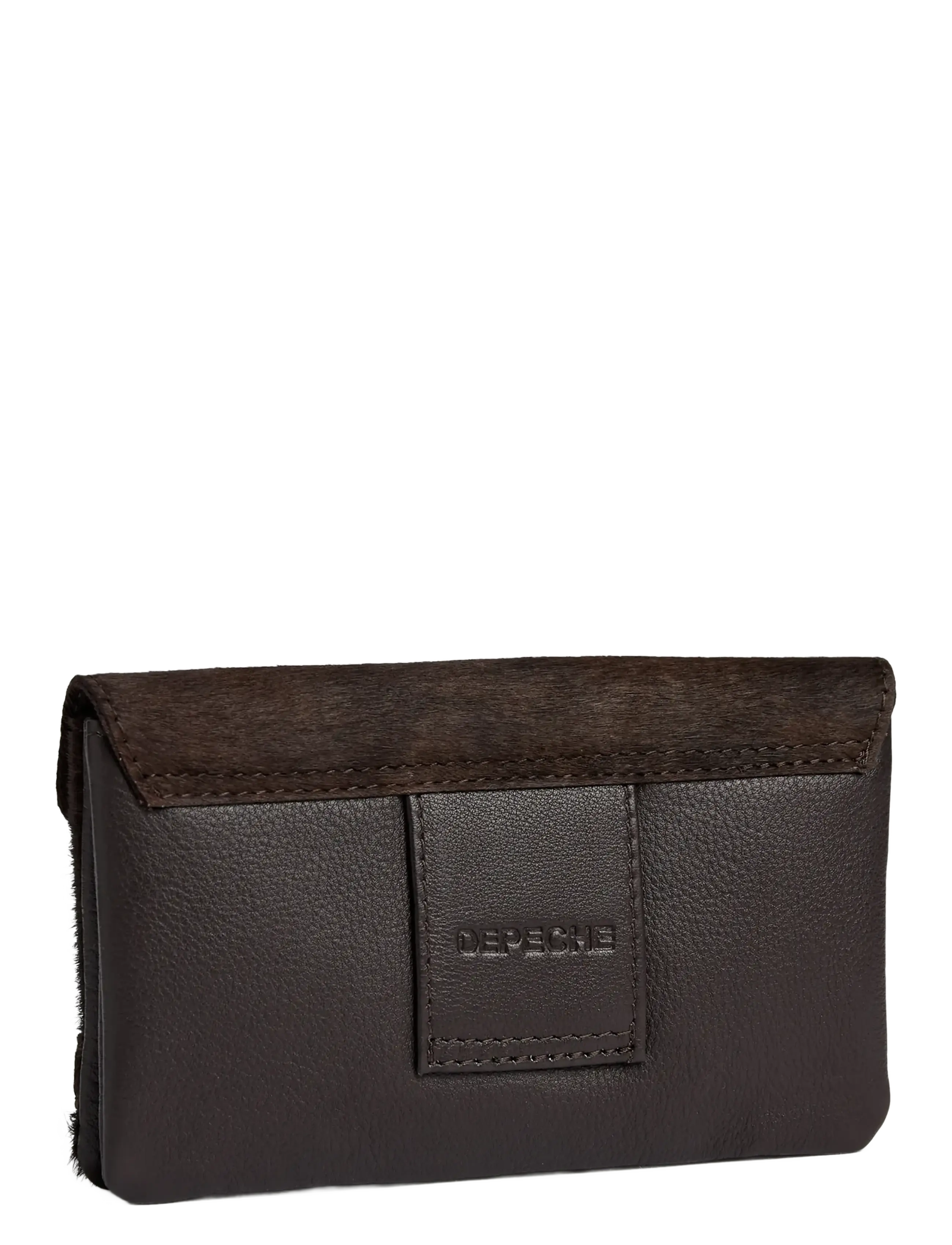 DEPECHE - Purse / Credit card holder - punge - 161 dark brown - 1