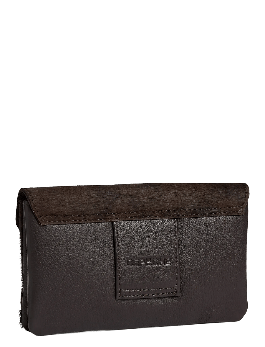 DEPECHE - Purse / Credit card holder - punge - 161 dark brown - 1