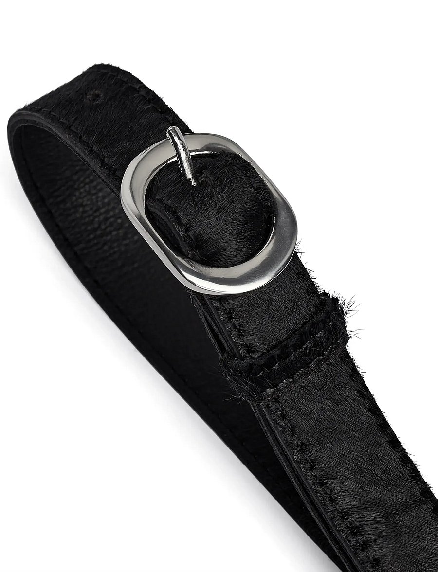 DEPECHE - Belts - leather belts - 095 jet black - 1