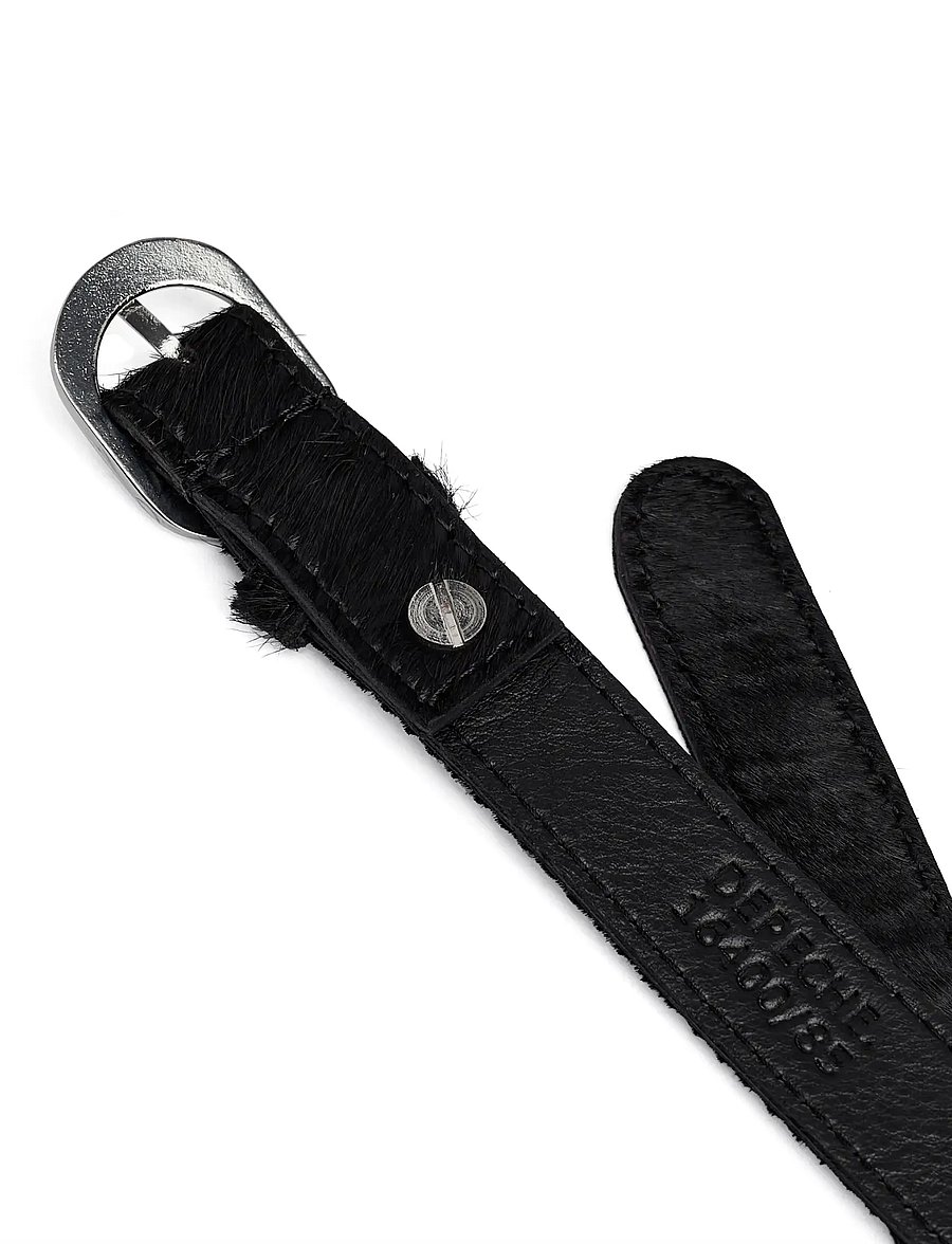 DEPECHE - Belts - leather belts - 095 jet black - 2