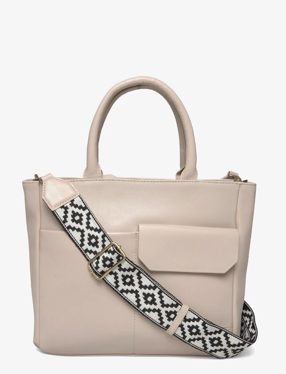 DEPECHE - Shoulderbag / Handbag - shoppingväskor - 177 cream - 0