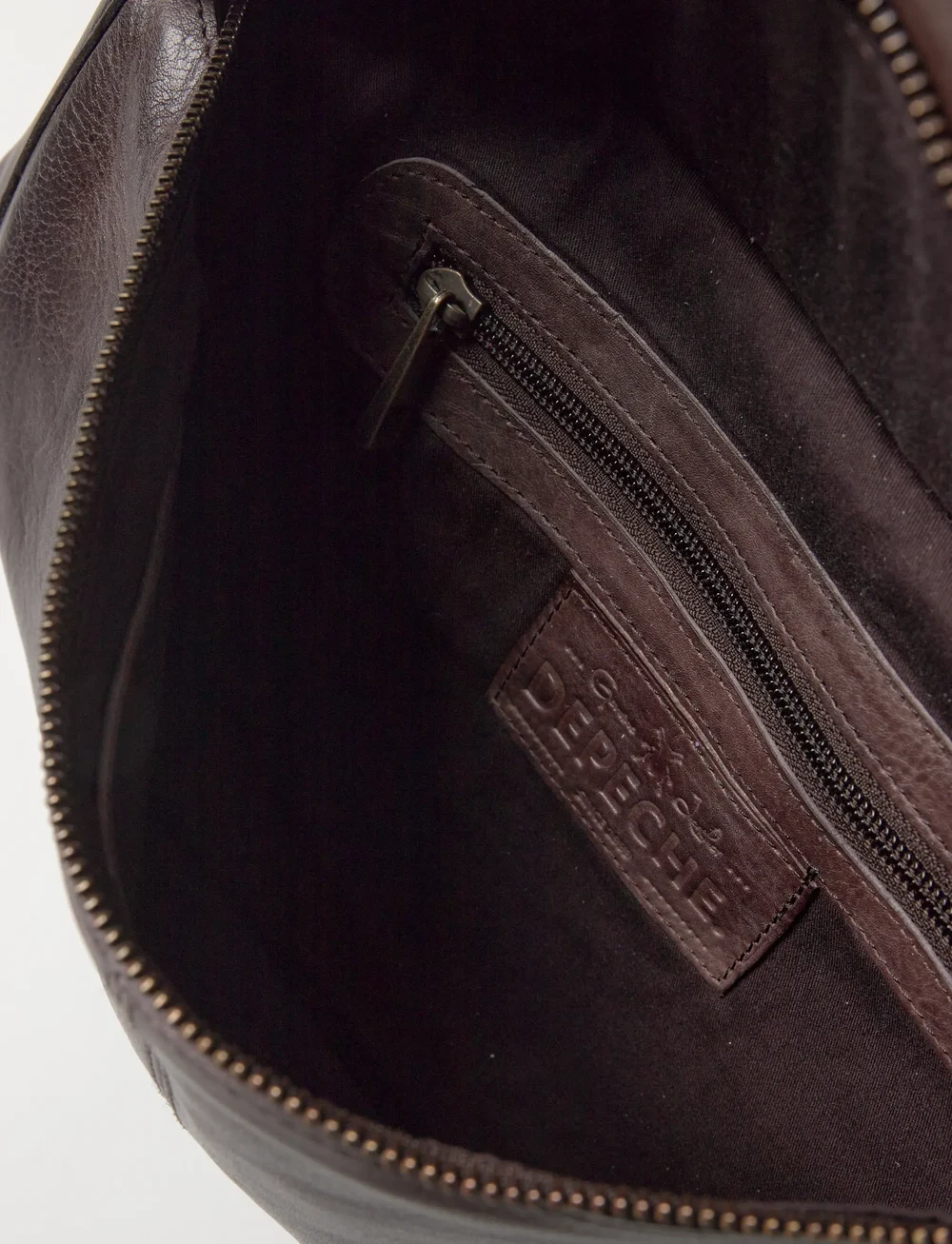 DEPECHE - Bumbag - magväskor - 161 dark brown - 3