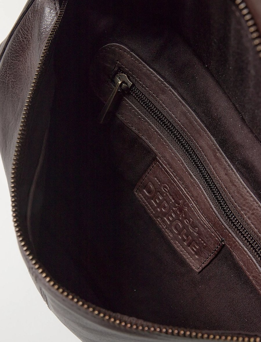 DEPECHE - Bumbag - gürteltaschen - 161 dark brown - 3